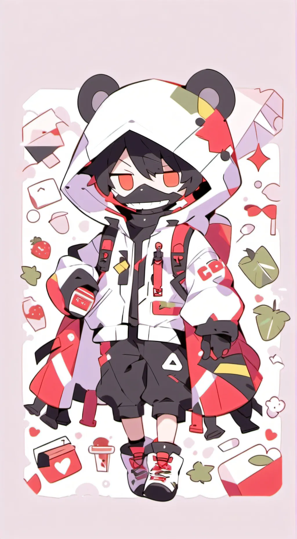 ai character: barlieskitlesgumig background