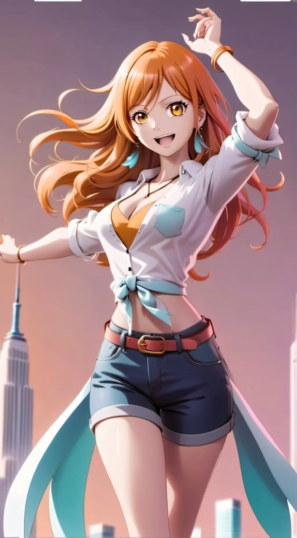 ai character: Nami background