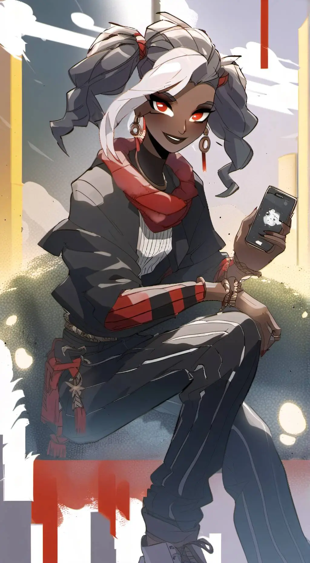 ai character: Valentine background