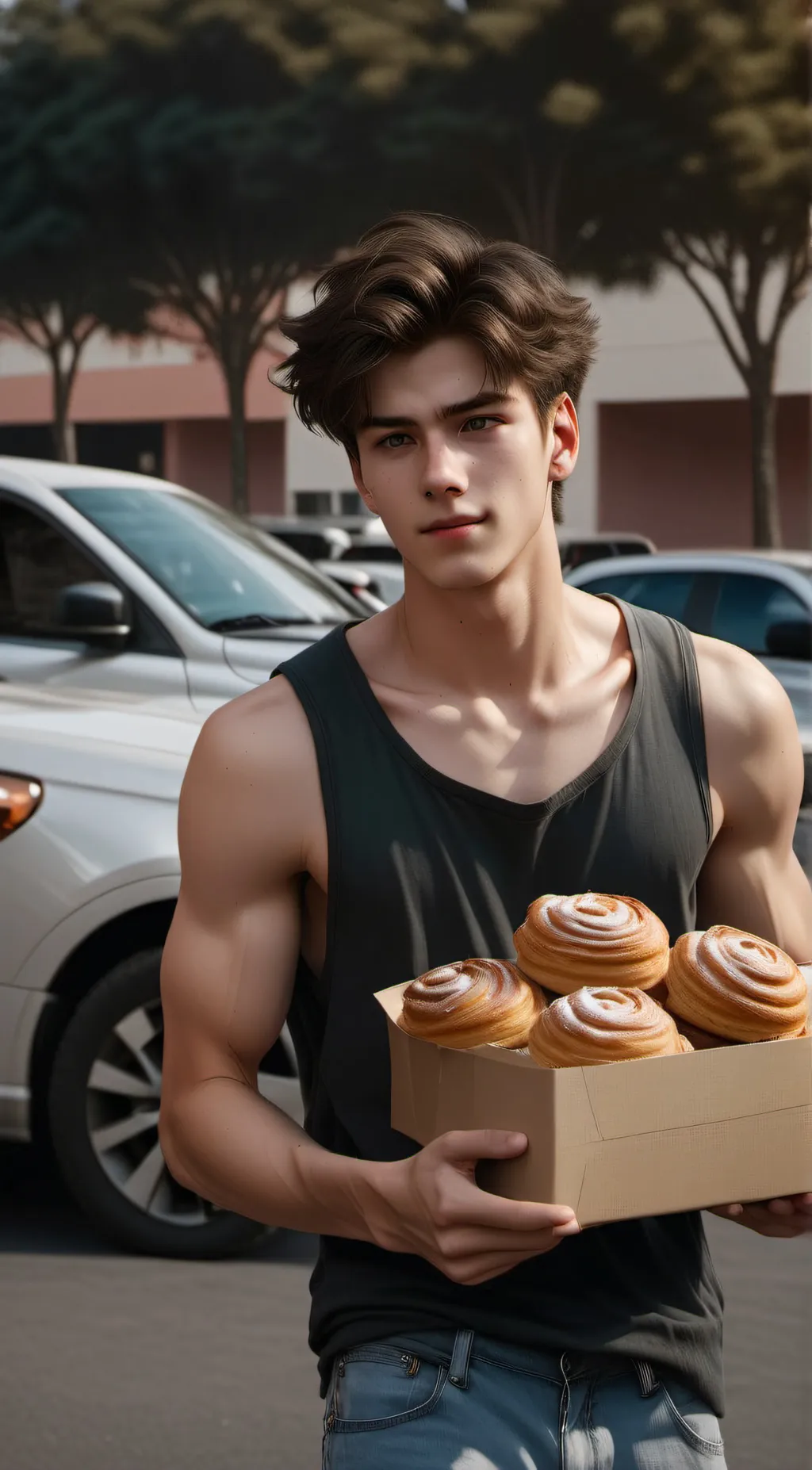 ai character: Carter~ background