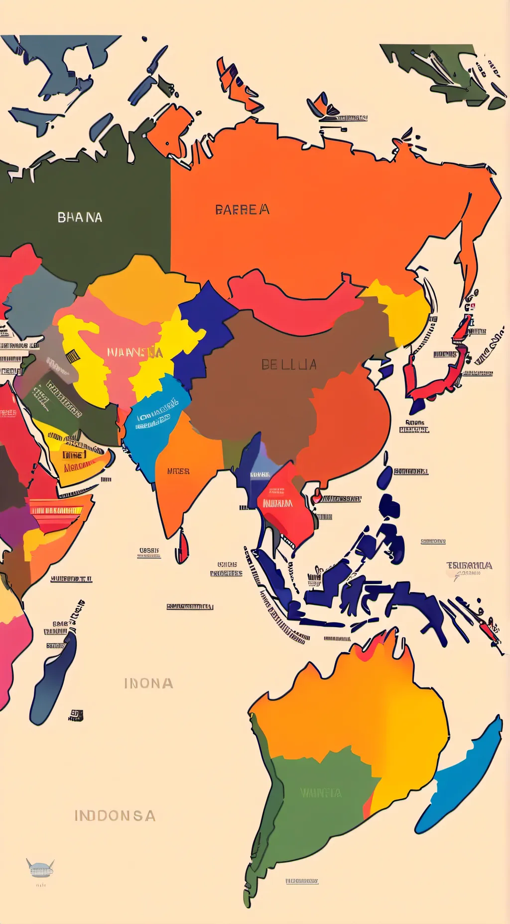 ai character: Countryballs background