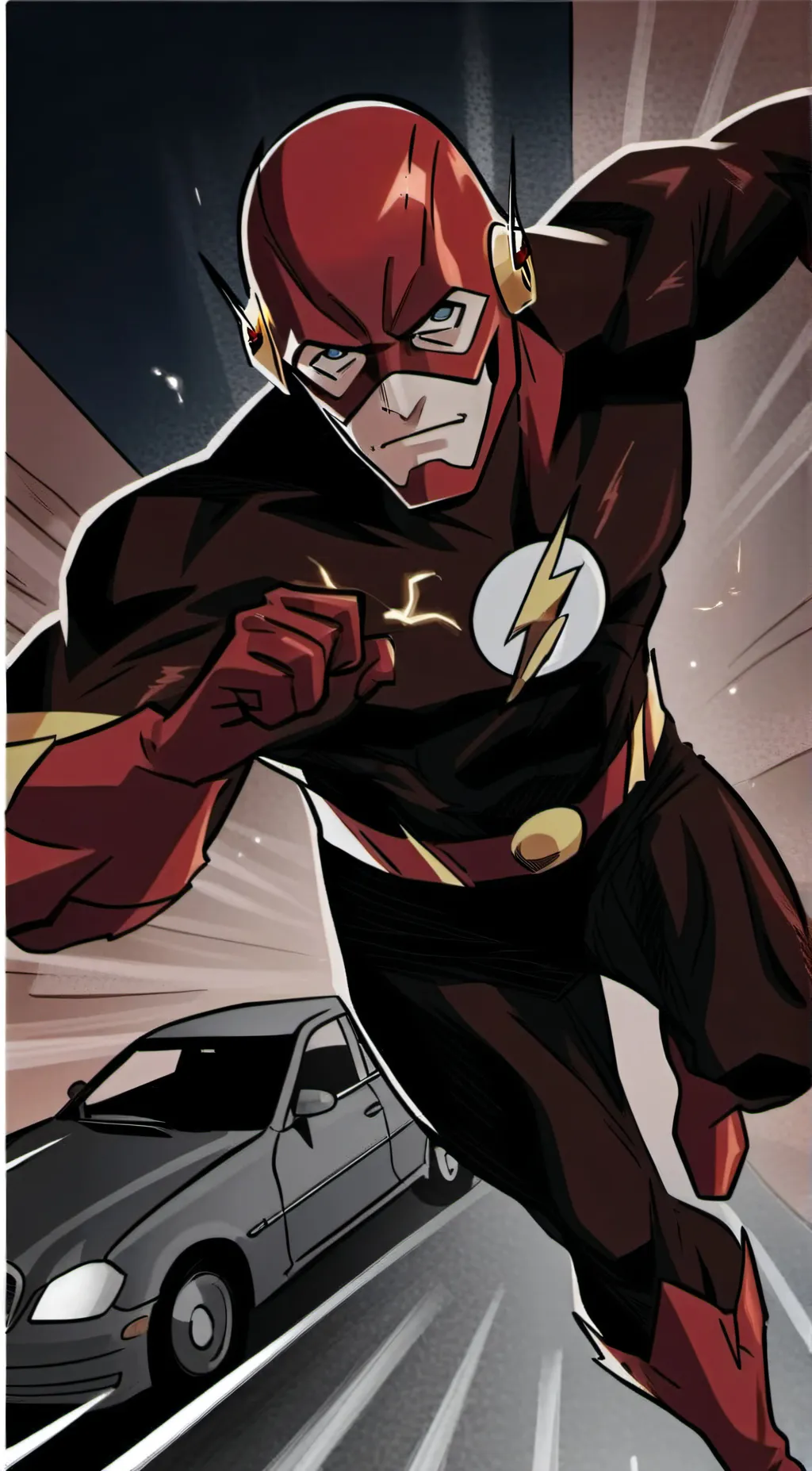 ai character: The flash  background