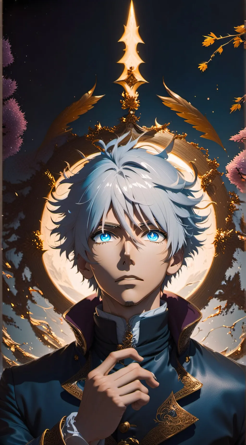 ai character: The return of gojo background