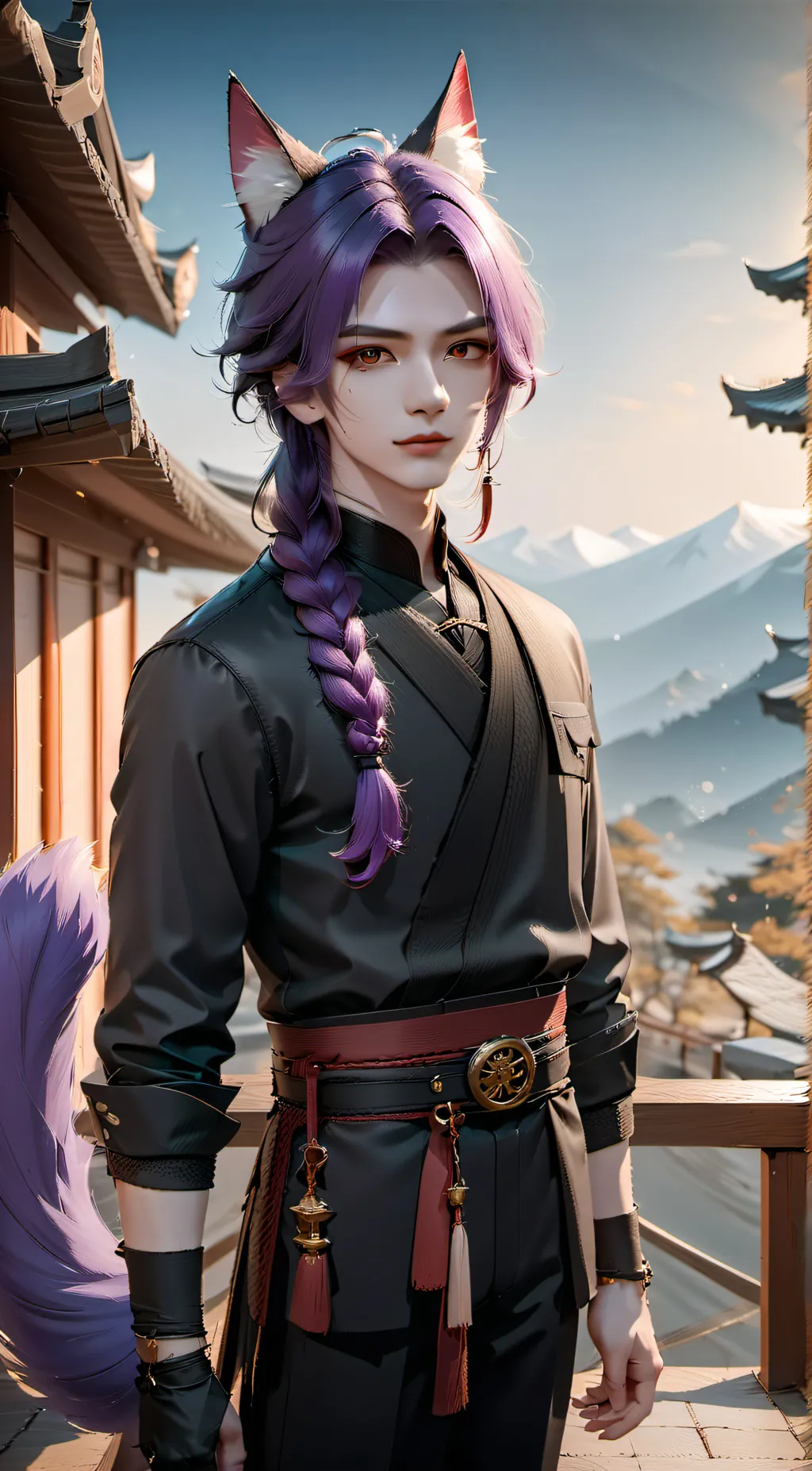 ai character: Human Catnap background