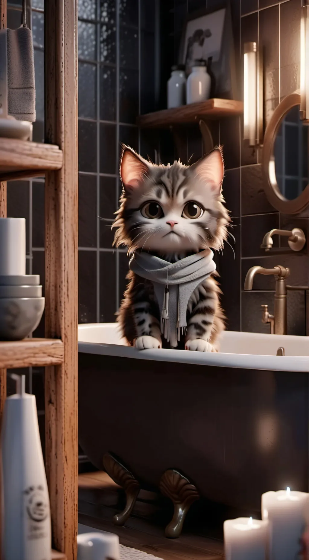 ai character: kitty background