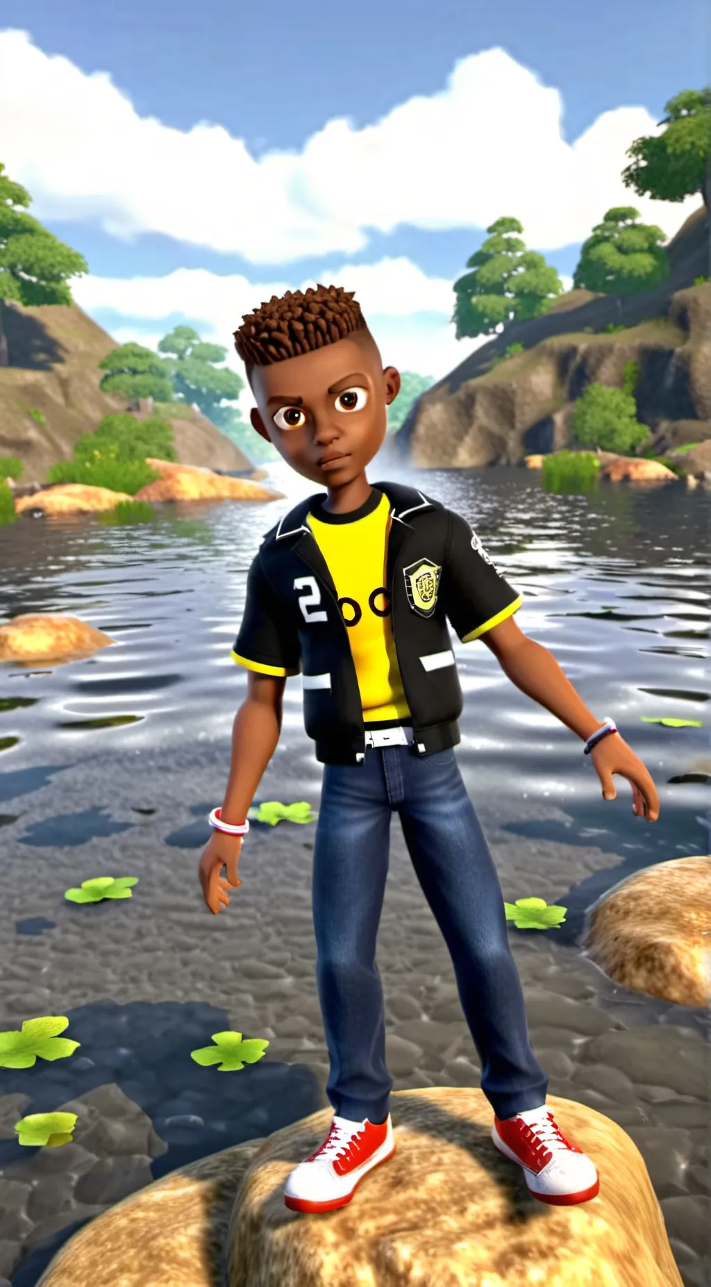 ai character: Tj background