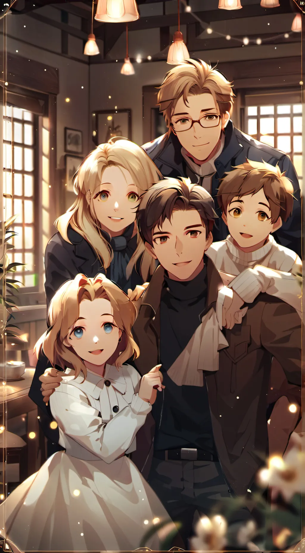 ai character: The Afton Family background