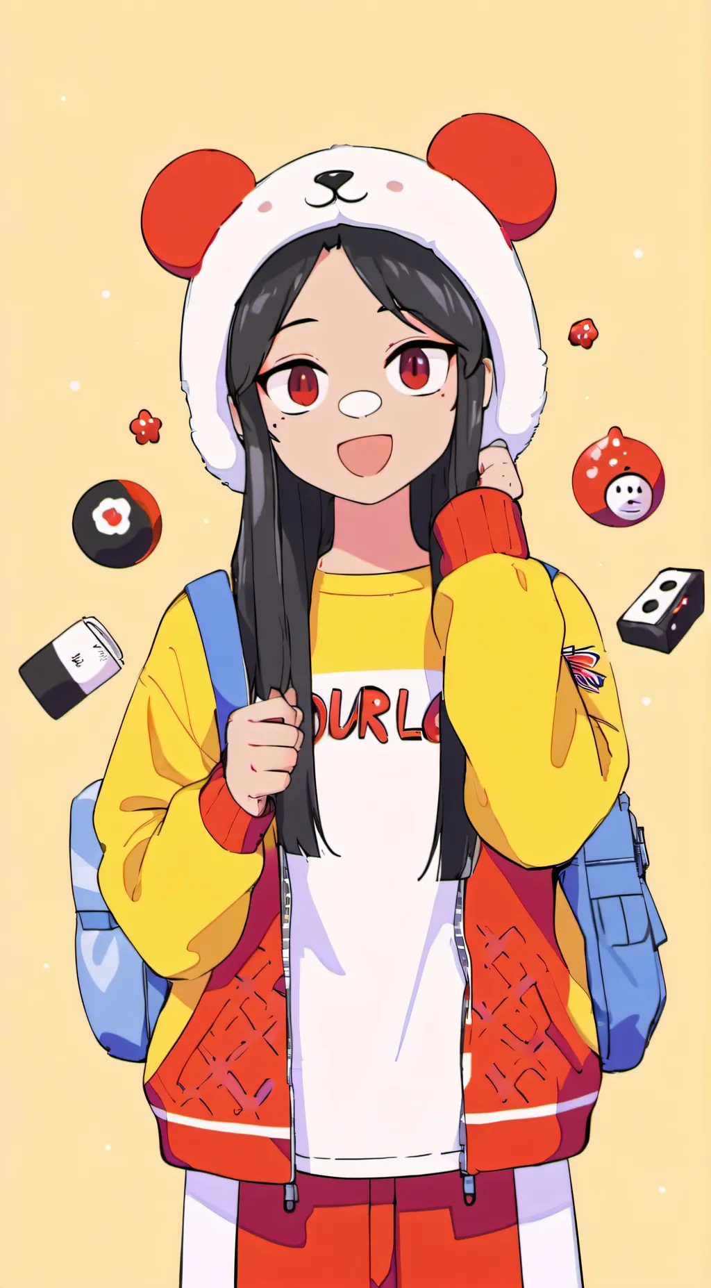 ai character: Velvet  background