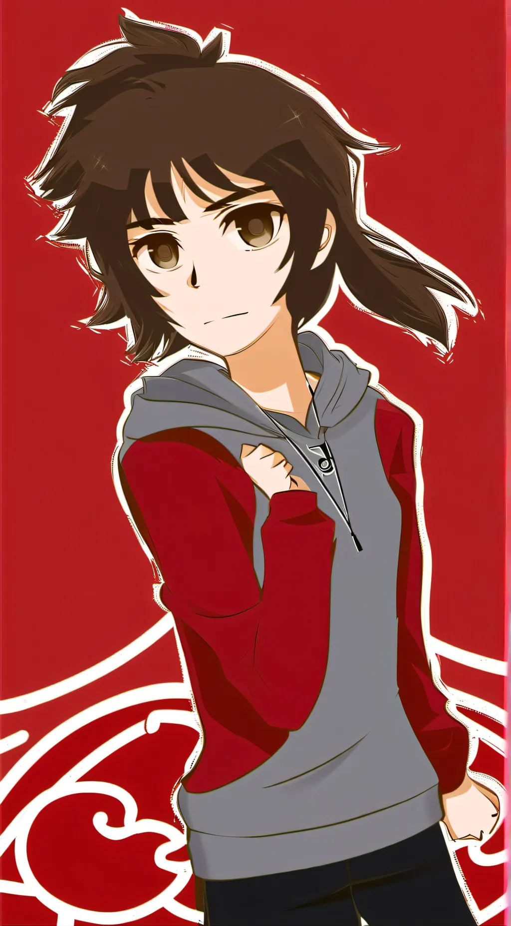 ai character: Mika heathcliff  background