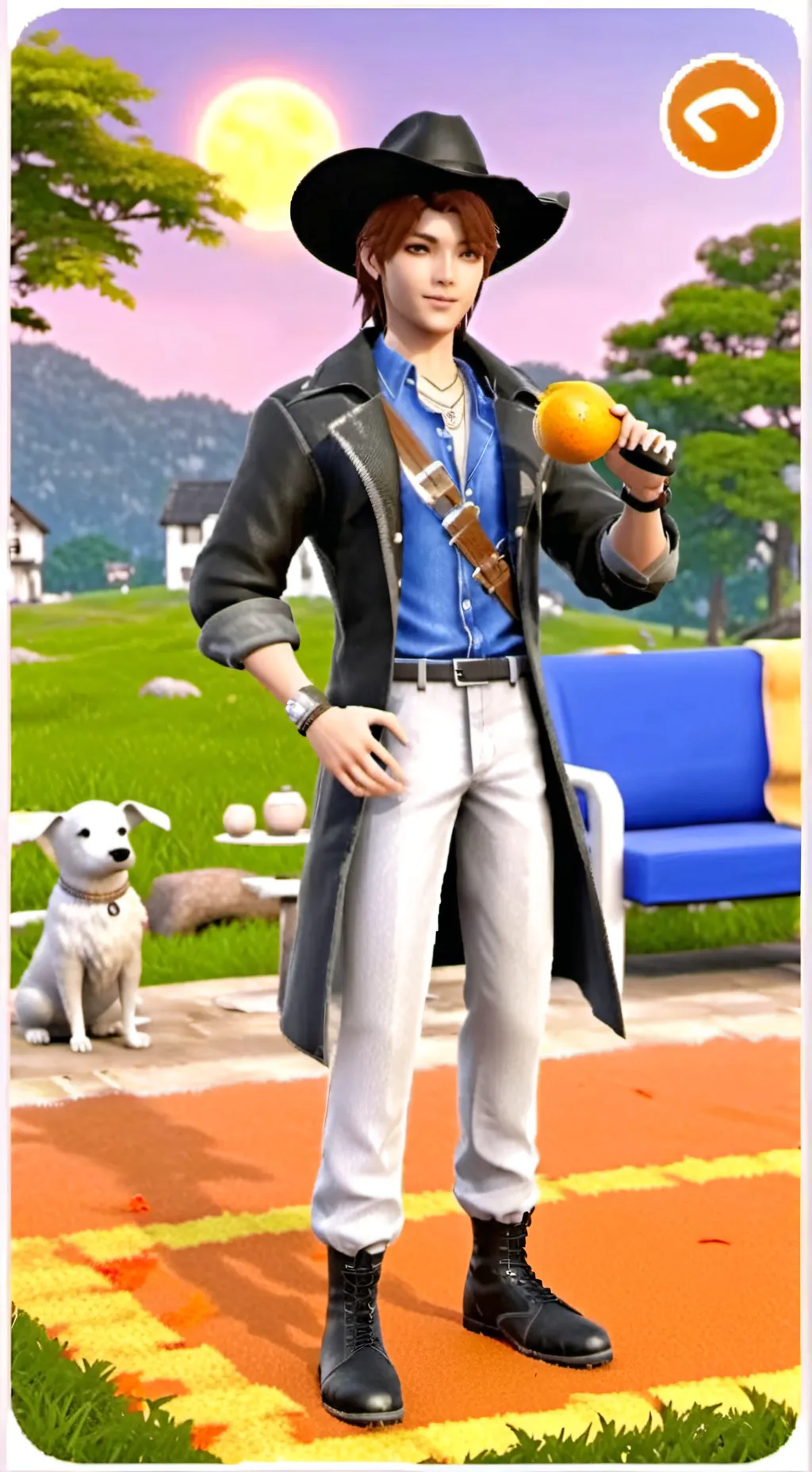 ai character: Rares background