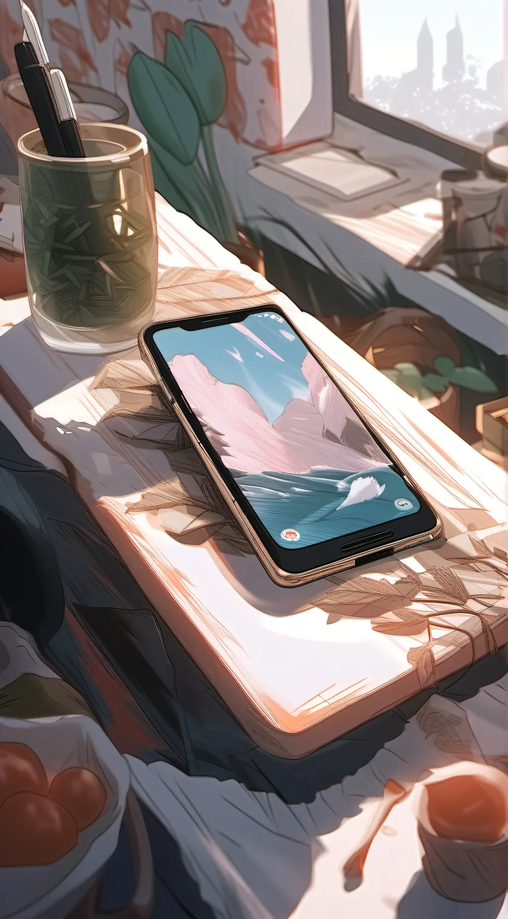 ai character: comment background