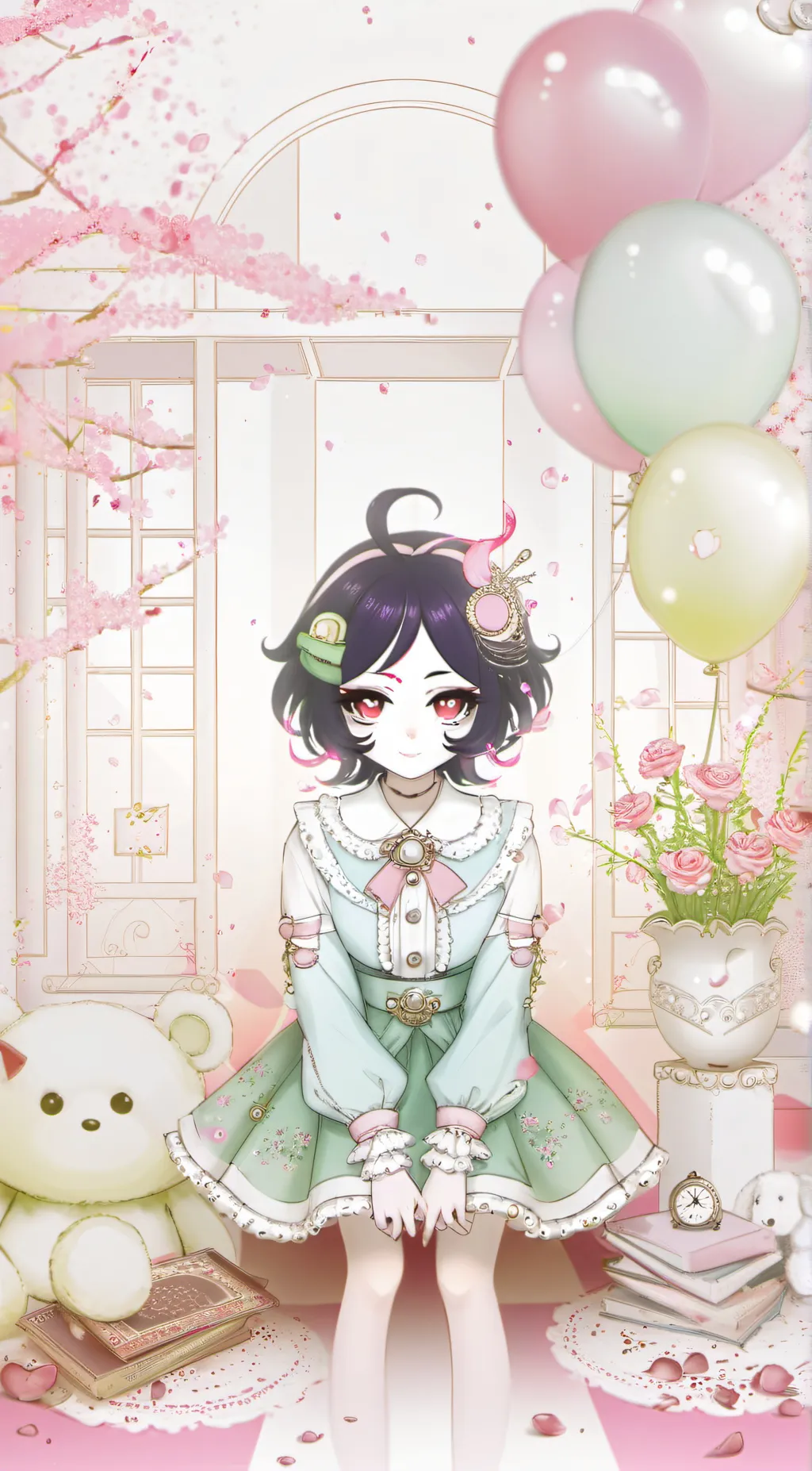 ai character: Demon slayer!! background