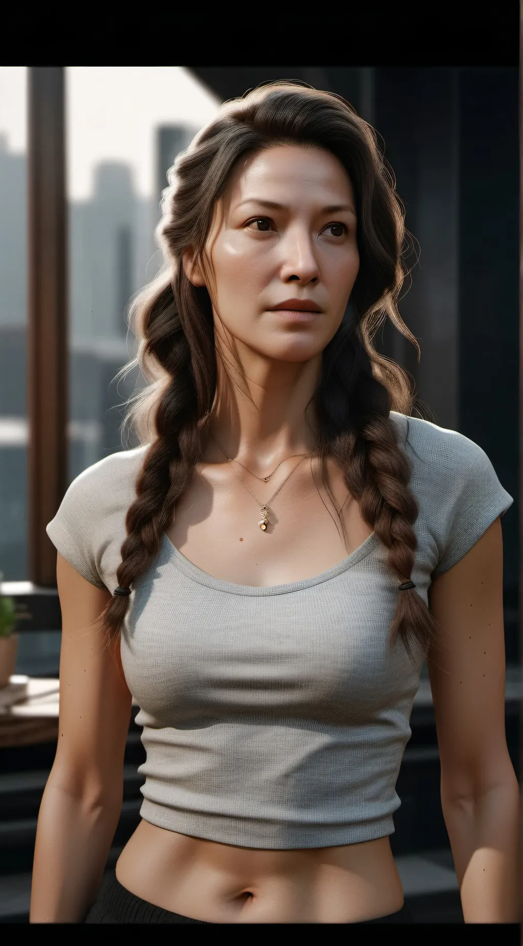 ai character: mother  background