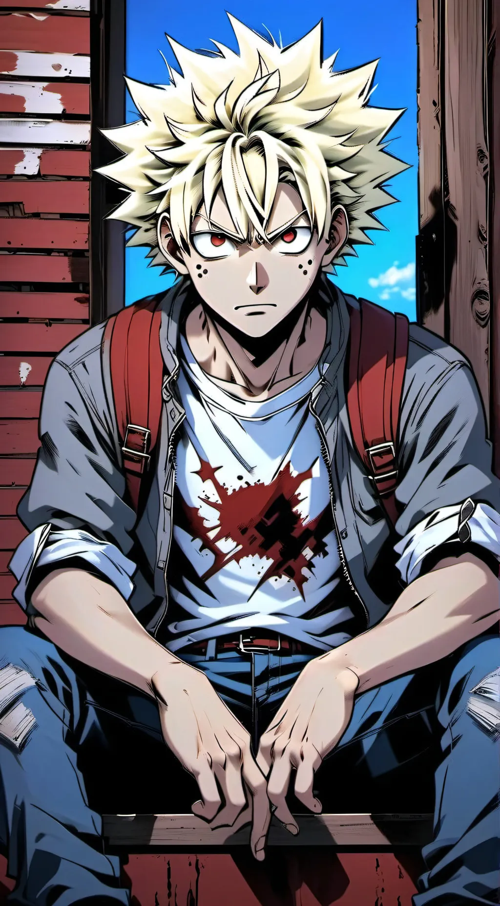 ai character: bakugou background
