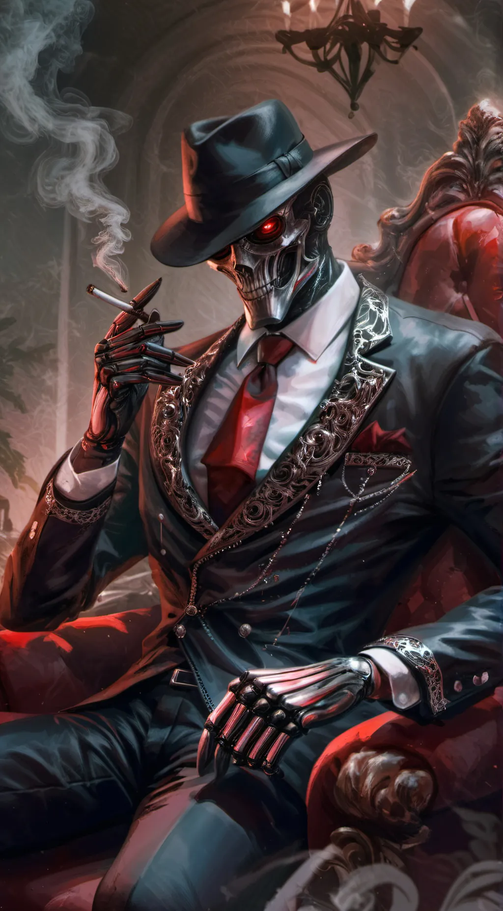 ai character: (OC) Con background