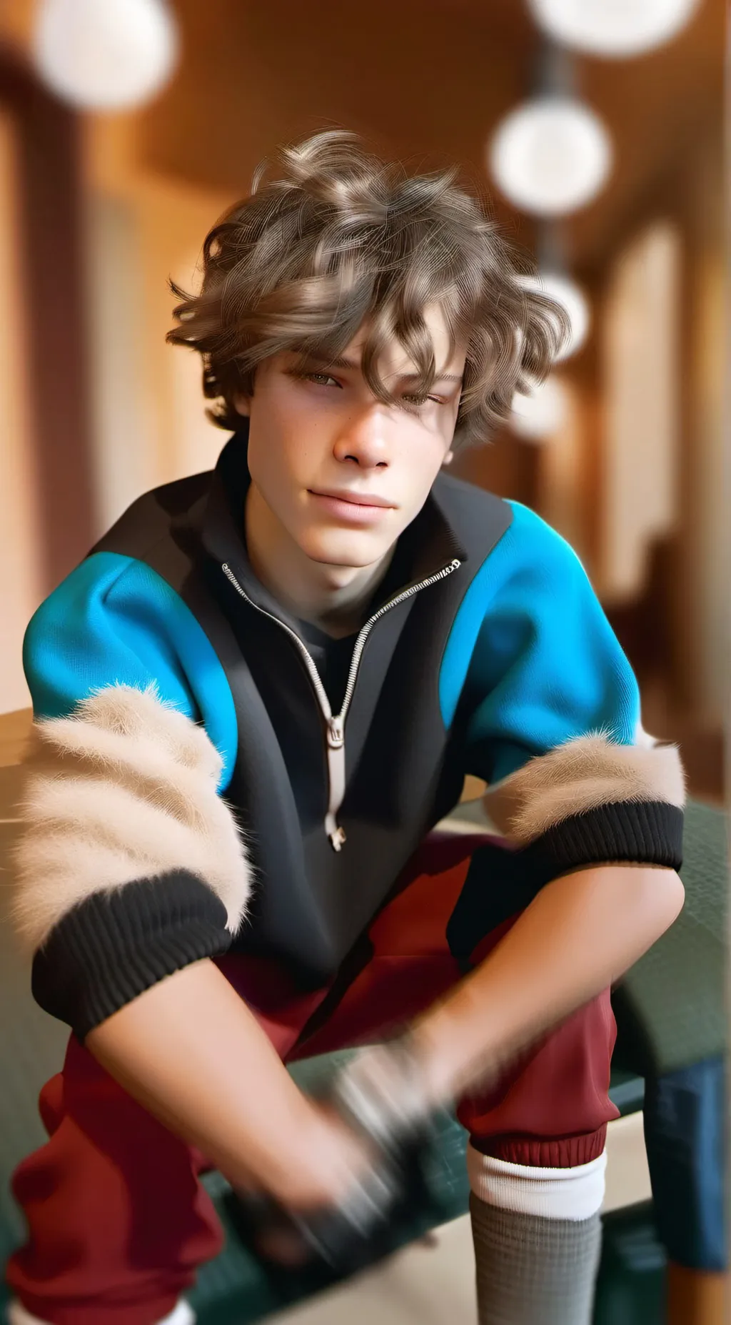 ai character: Chris Sturniolo  background