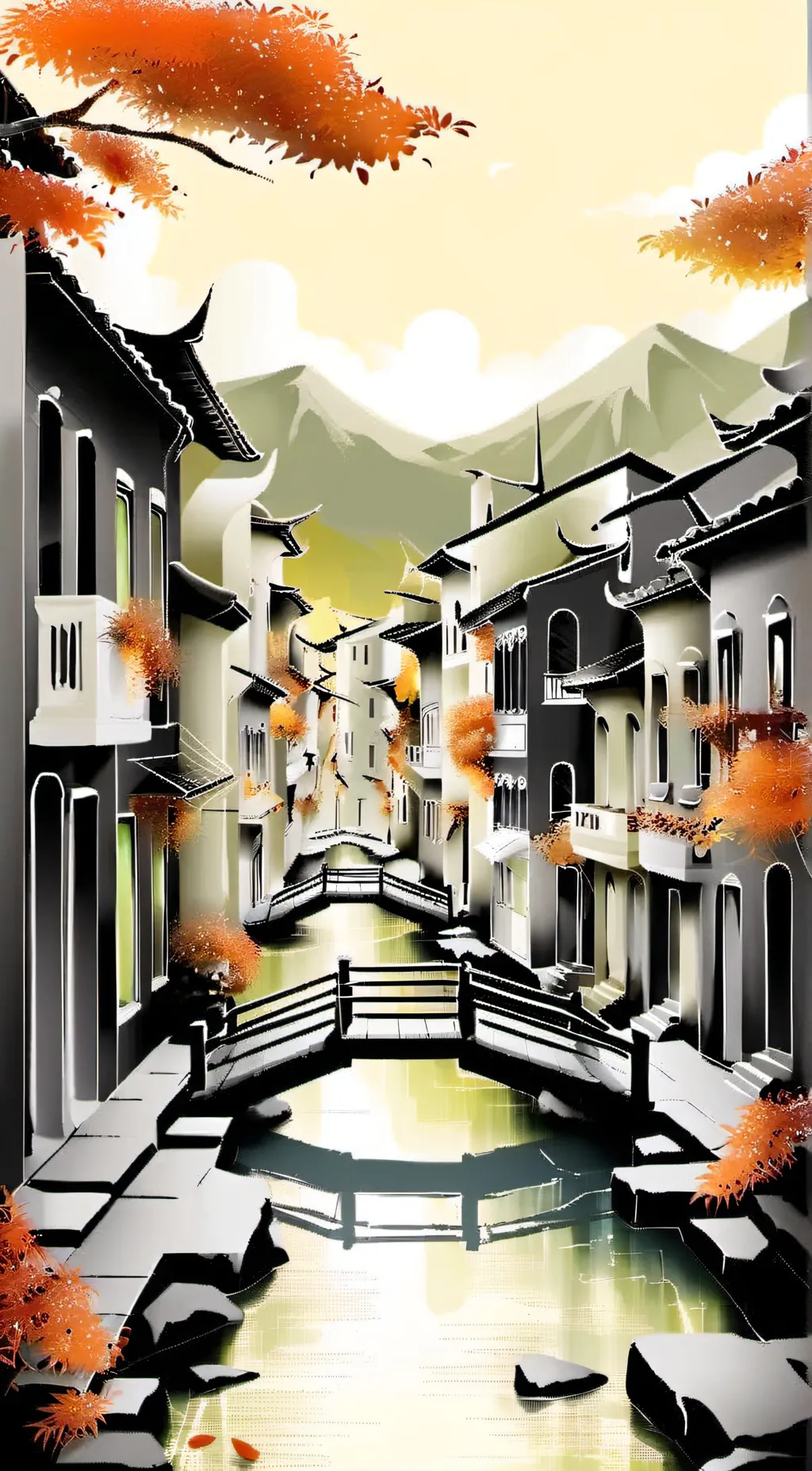 ai character: skull heart  background