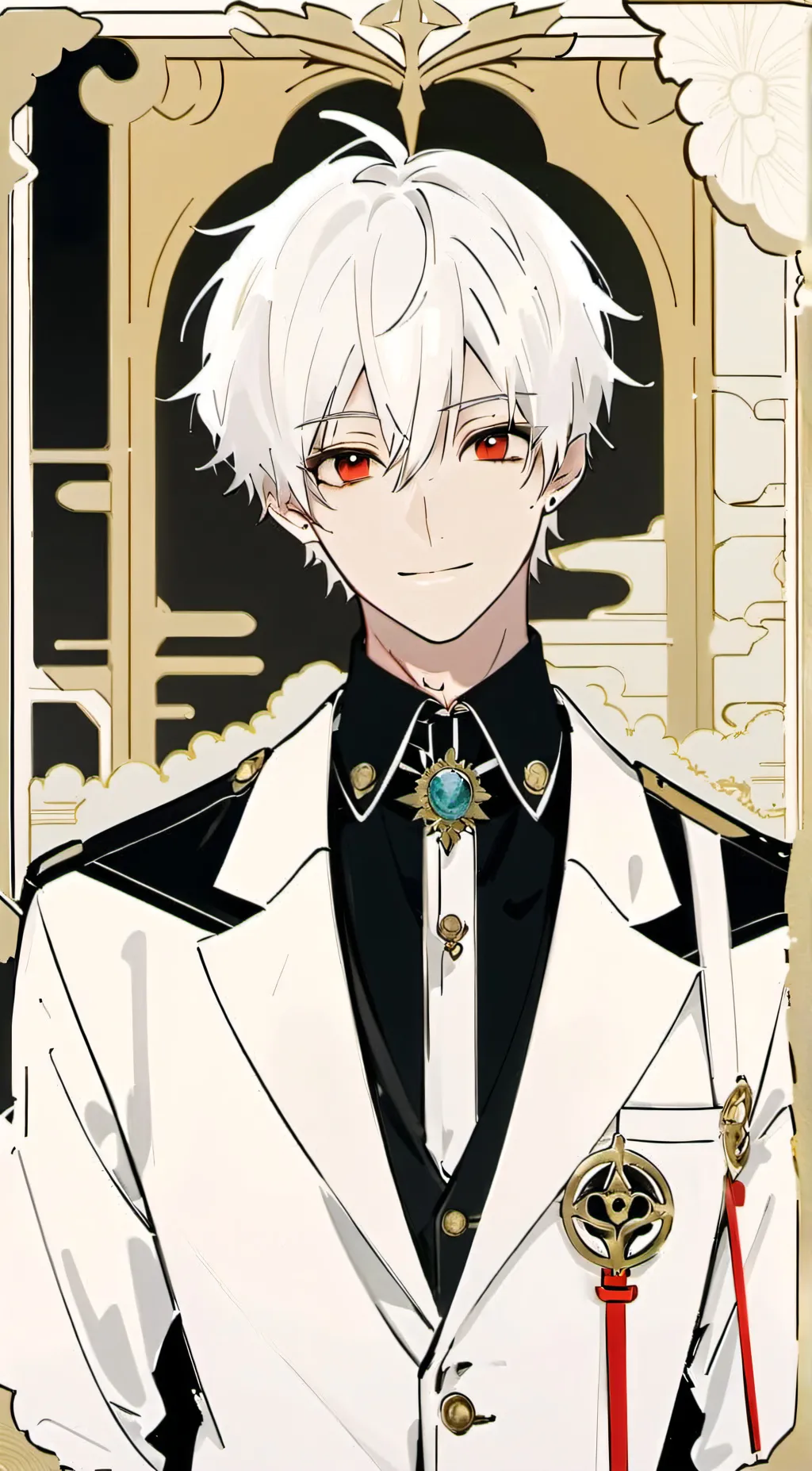 ai character: ghost courier background