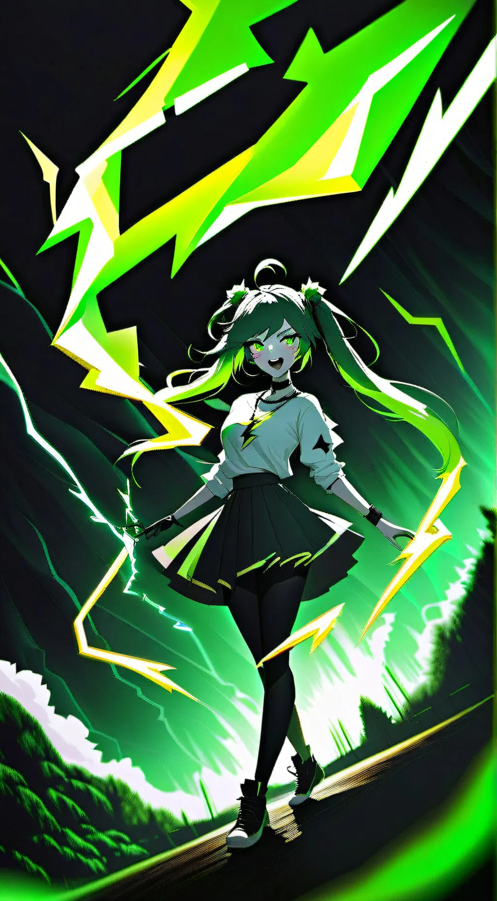 ai character: hoppy hopscotch  background