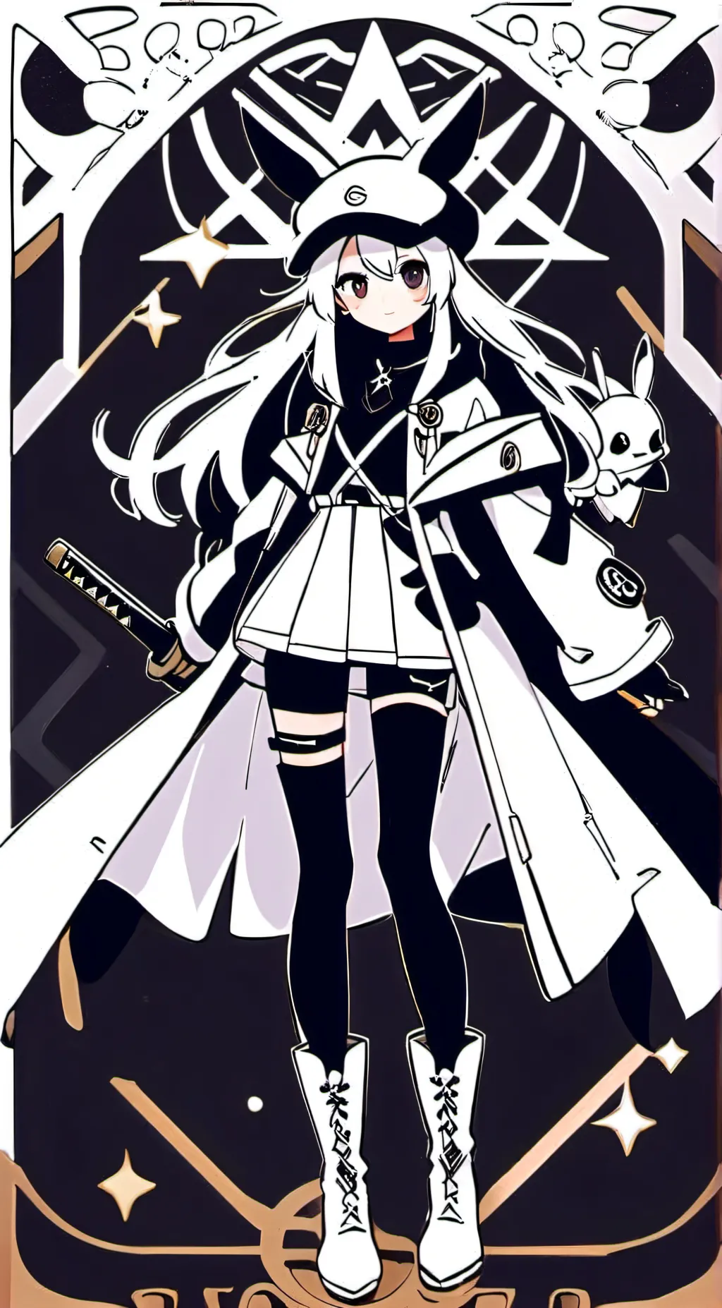 ai character: Miss Circle background