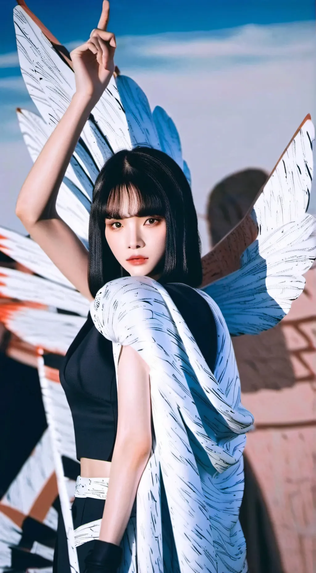 ai character: BLACKPINK background