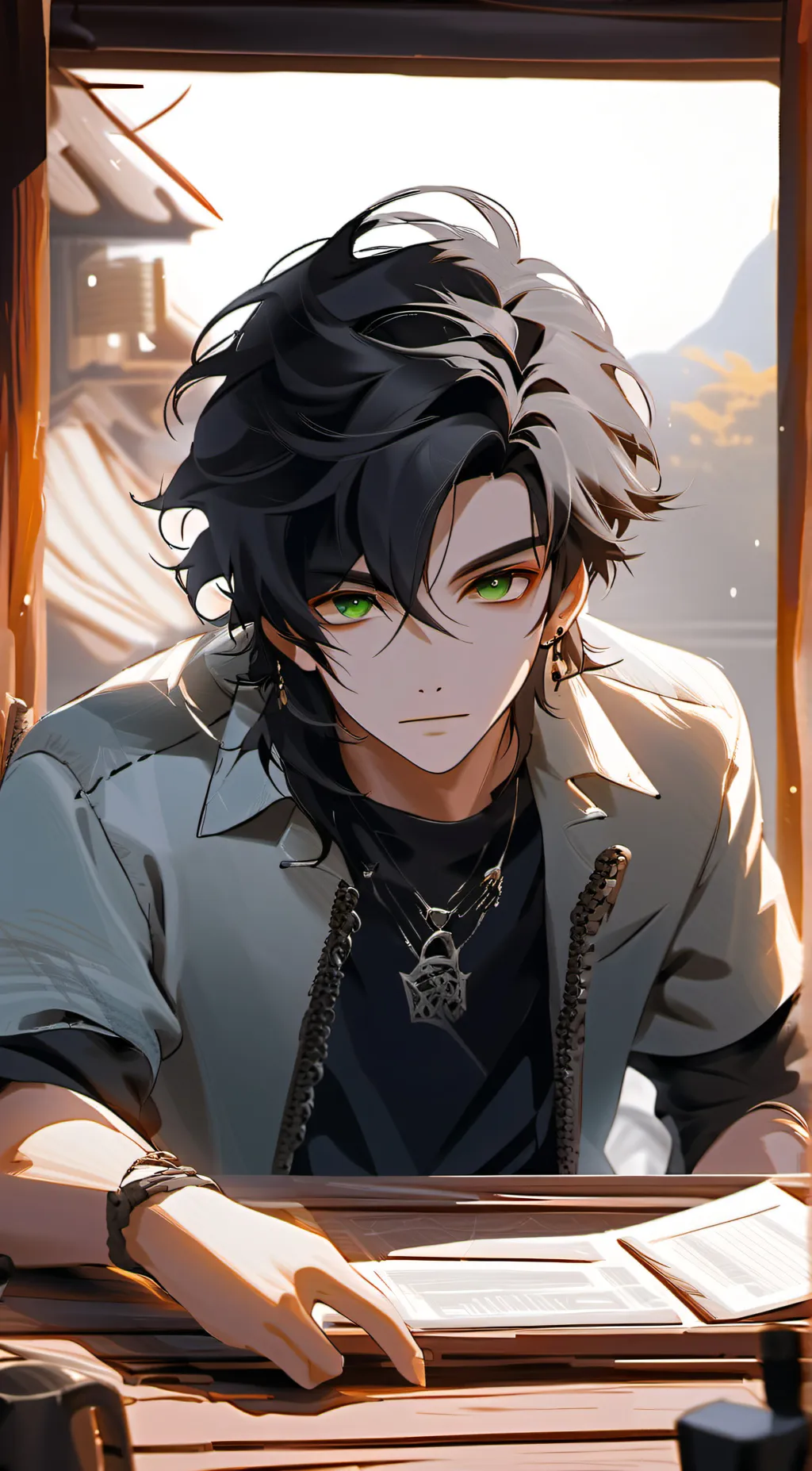 ai character: Alex  background