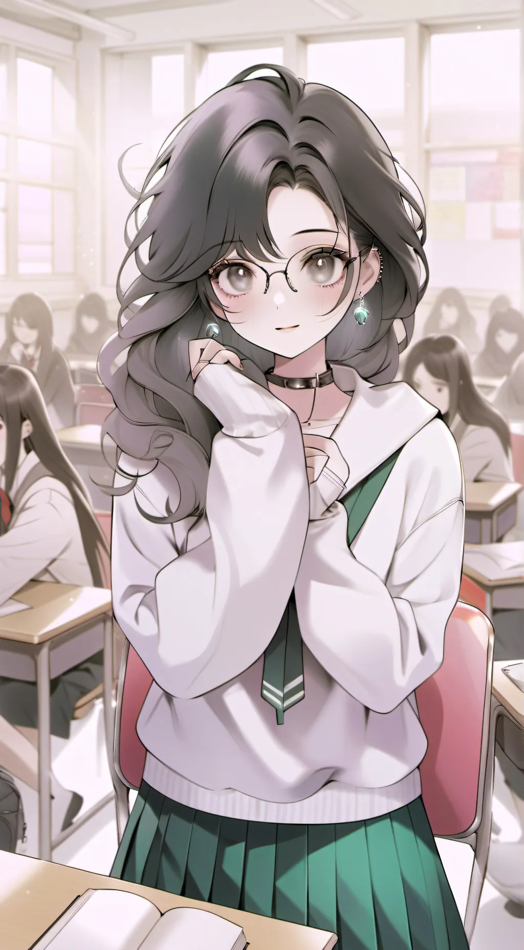 ai character: fuzzy/Dianna background