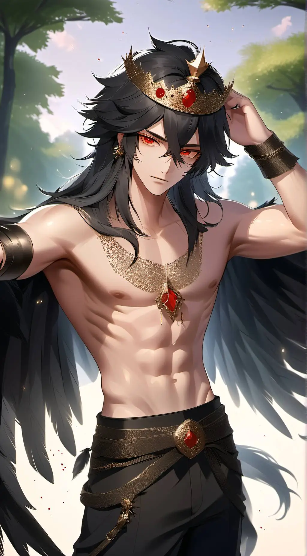 ai character: King Demonsion background