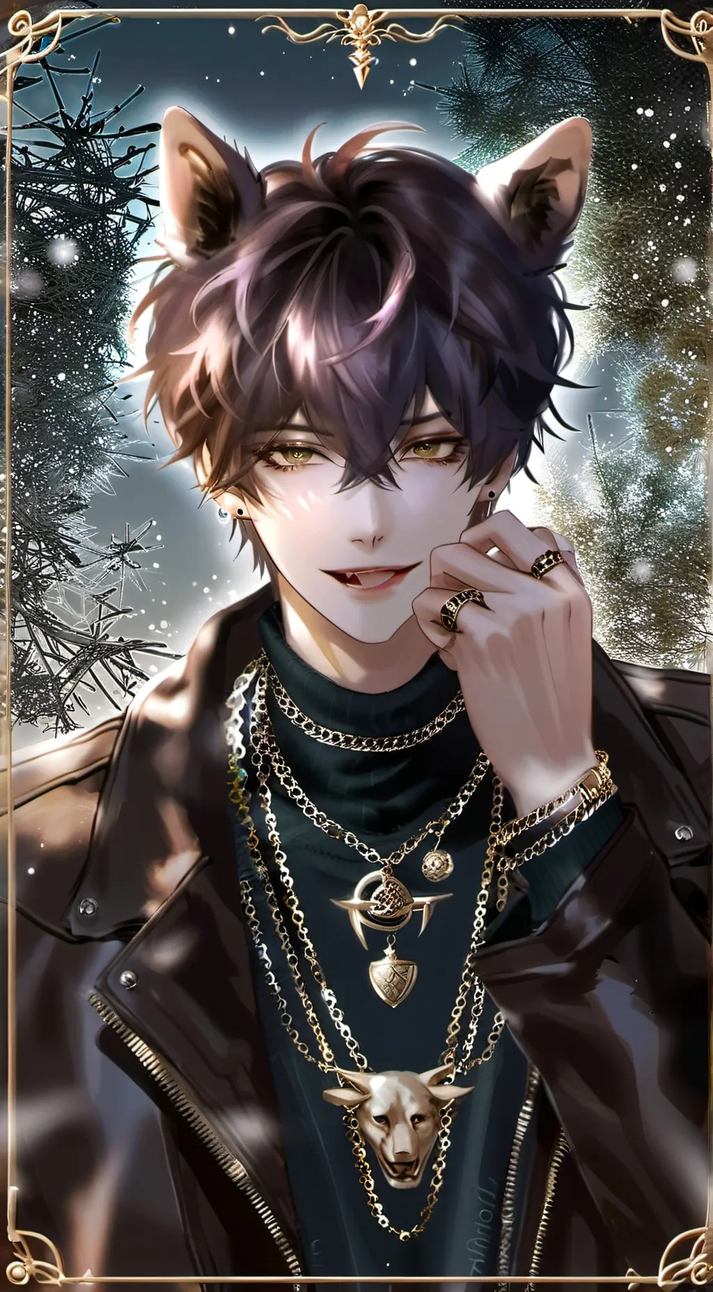 ai character: 😑ren😑 background