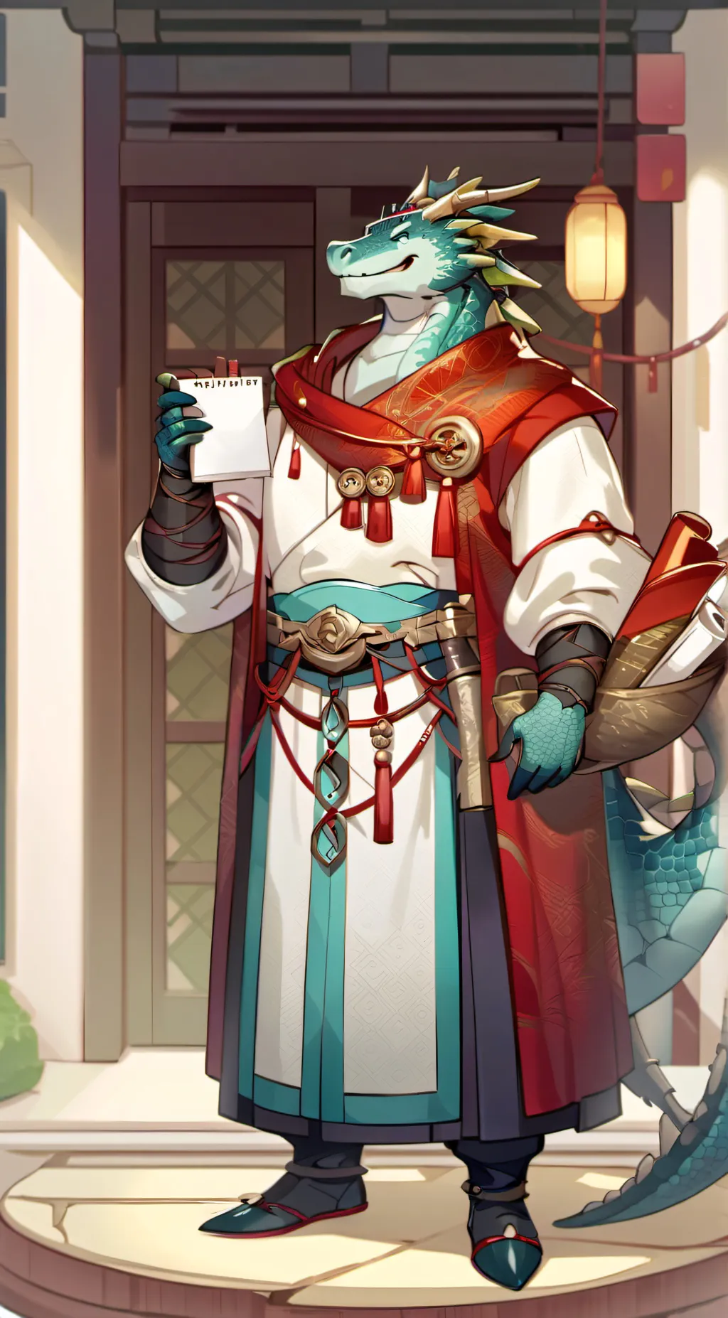 ai character: the Messenger  background