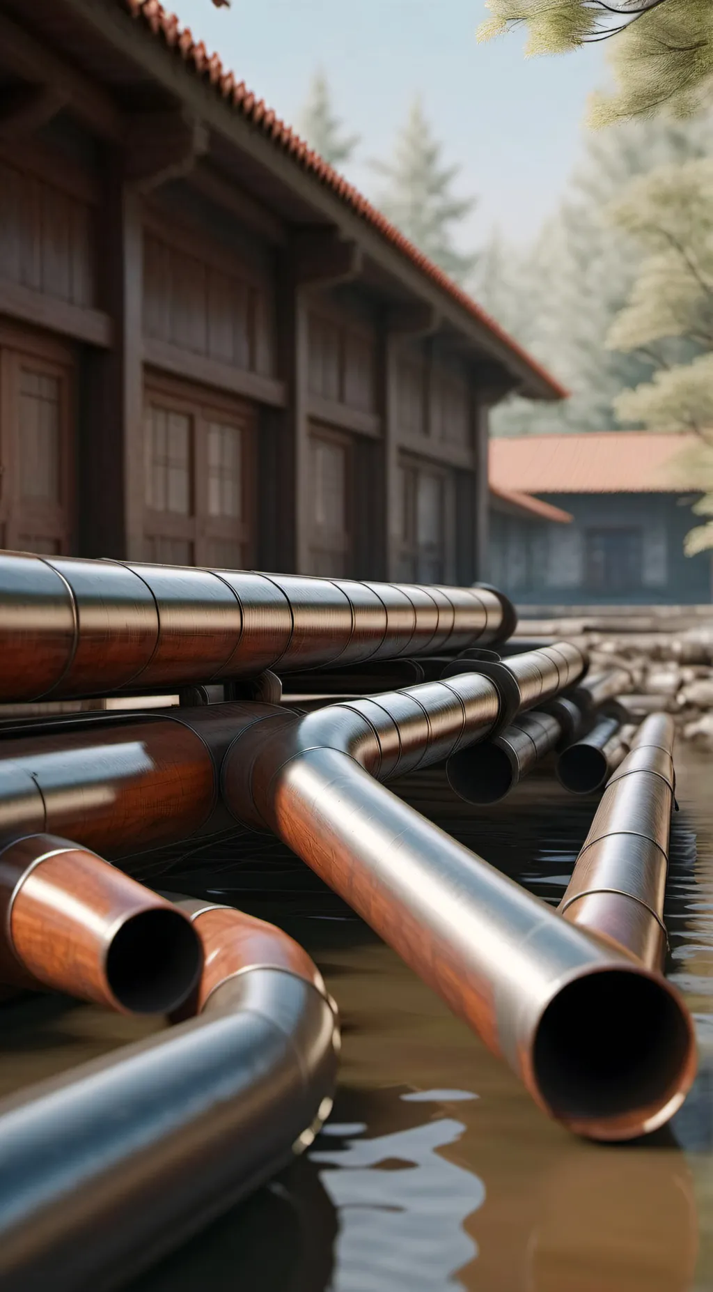 ai character: backrooms level 3 background