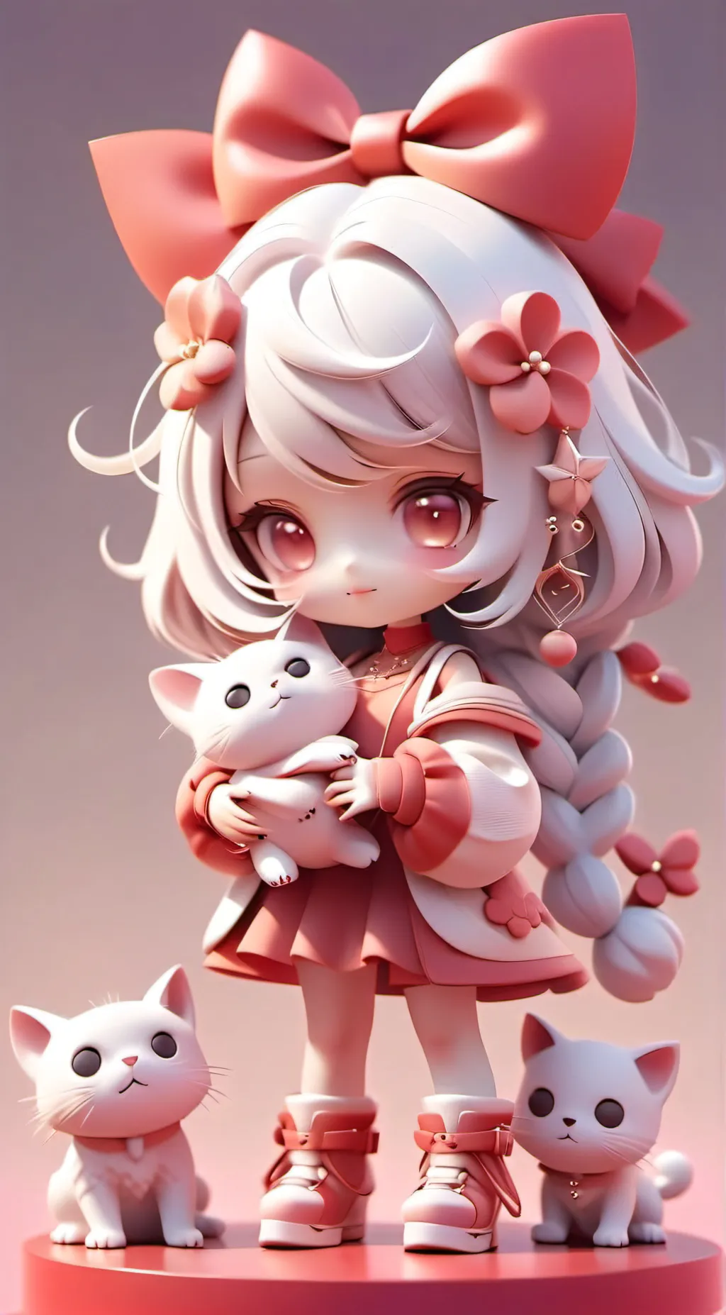 ai character: kittens background