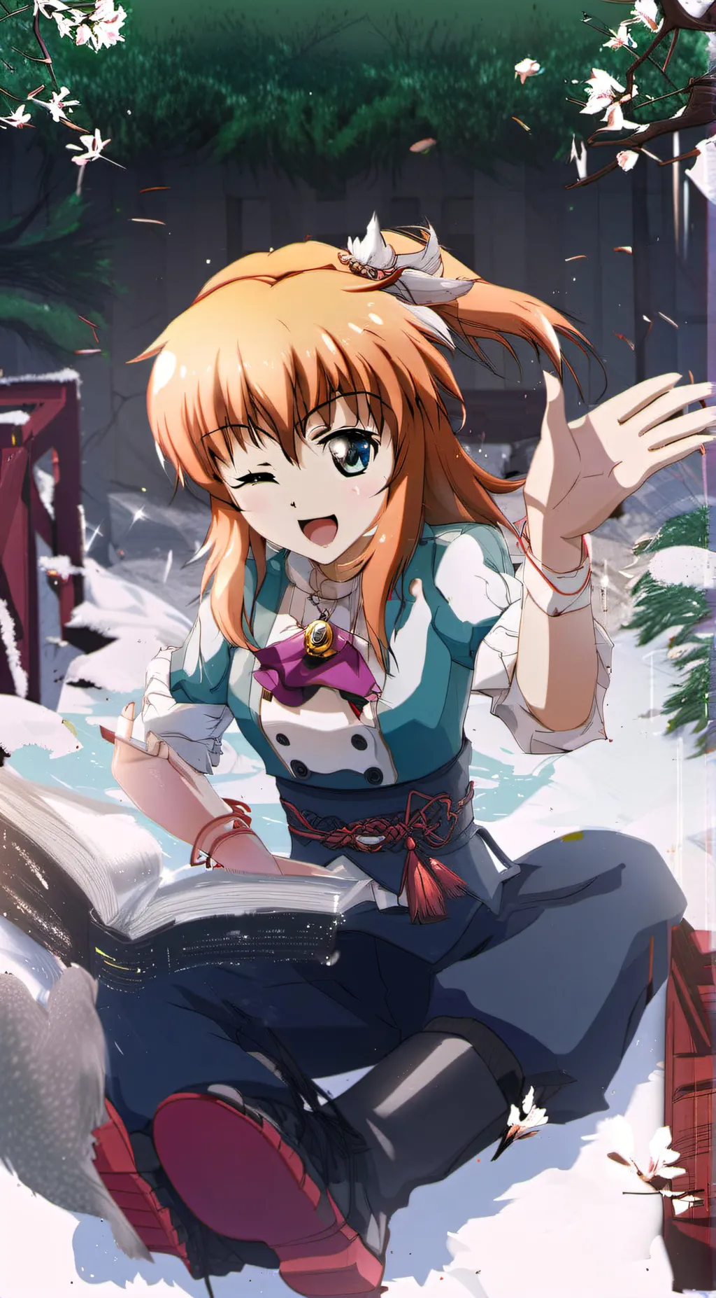 ai character: Erica Sendo  background