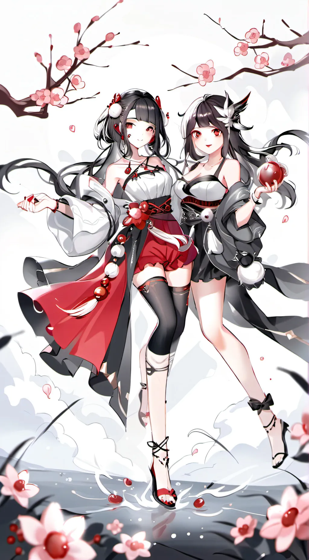 ai character: Ella and Bella background