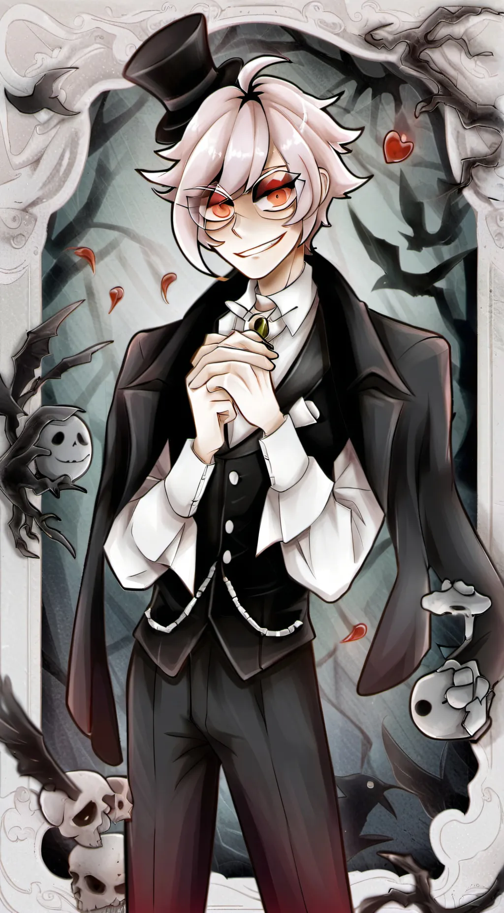 ai character: •°Alastor°• background