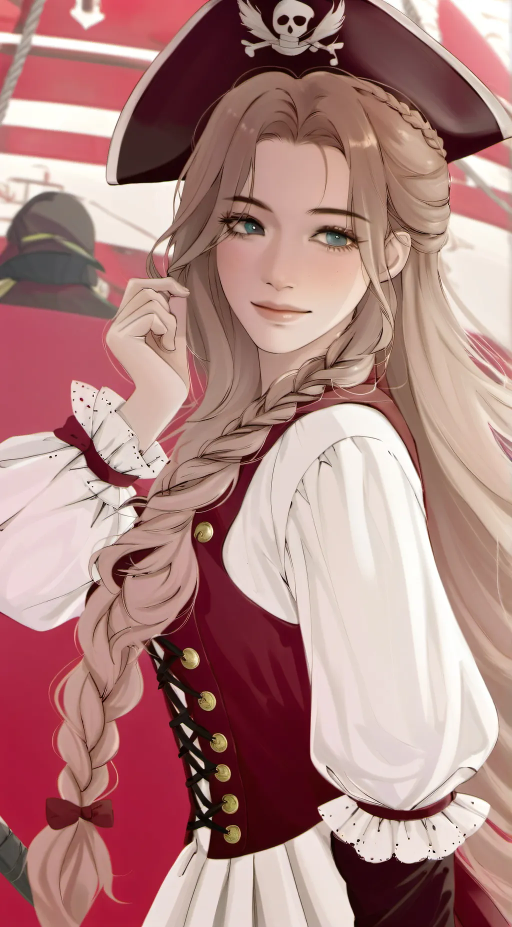 ai character: Captain Hildegard background