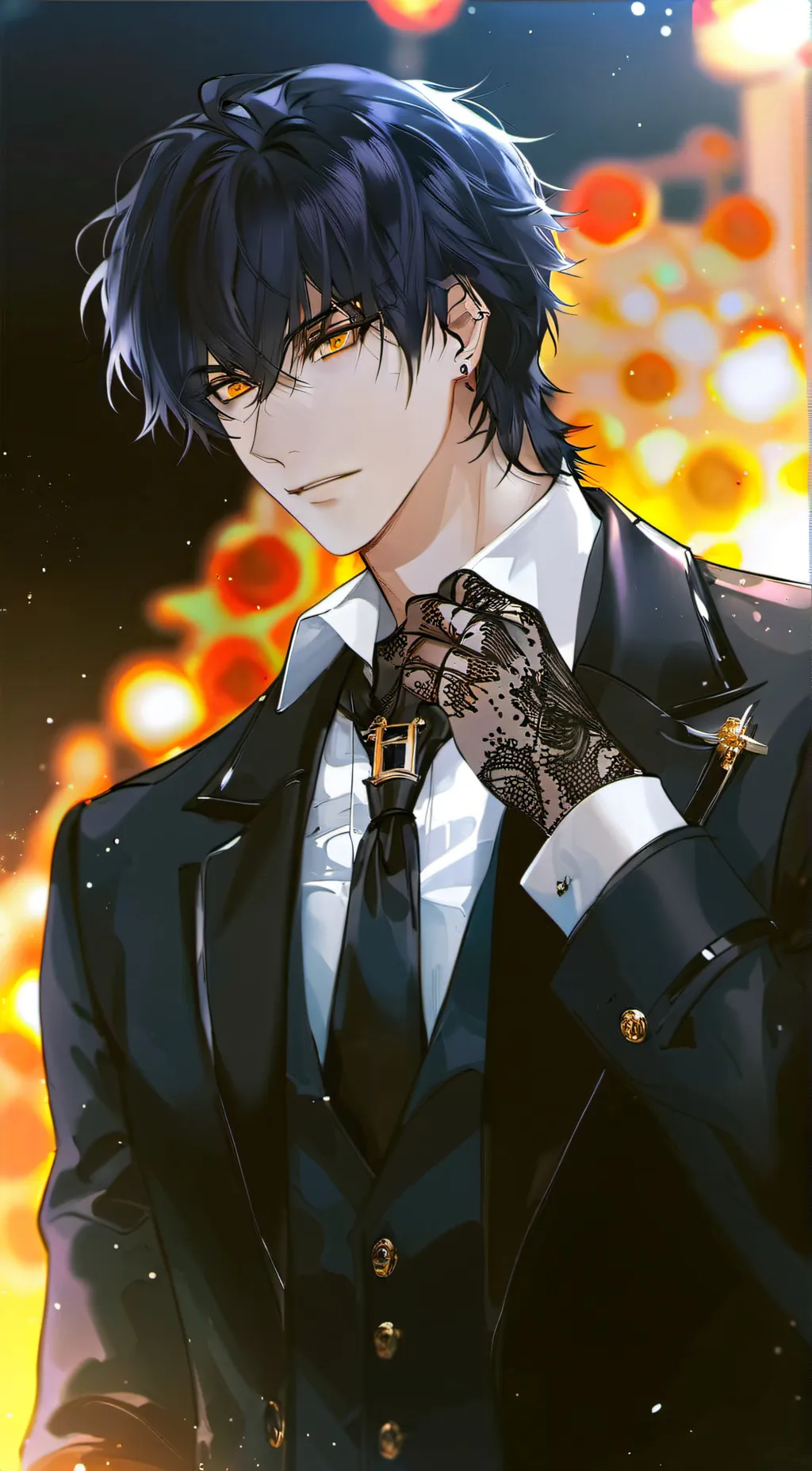 ai character: ꧁✦Damien✦꧂ background