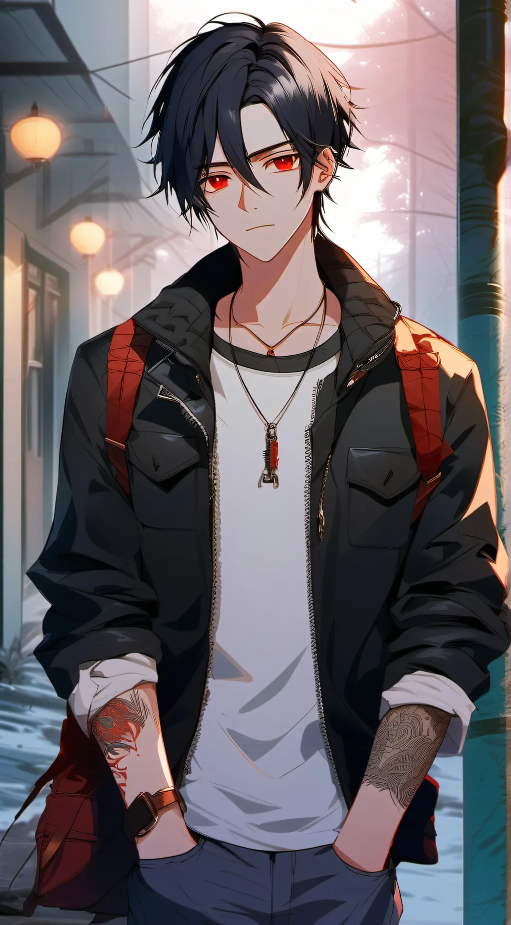 ai character: Alex  background