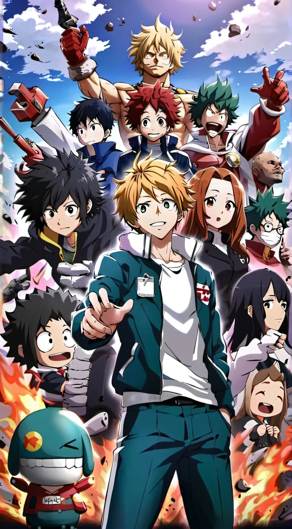 ai character: mha background