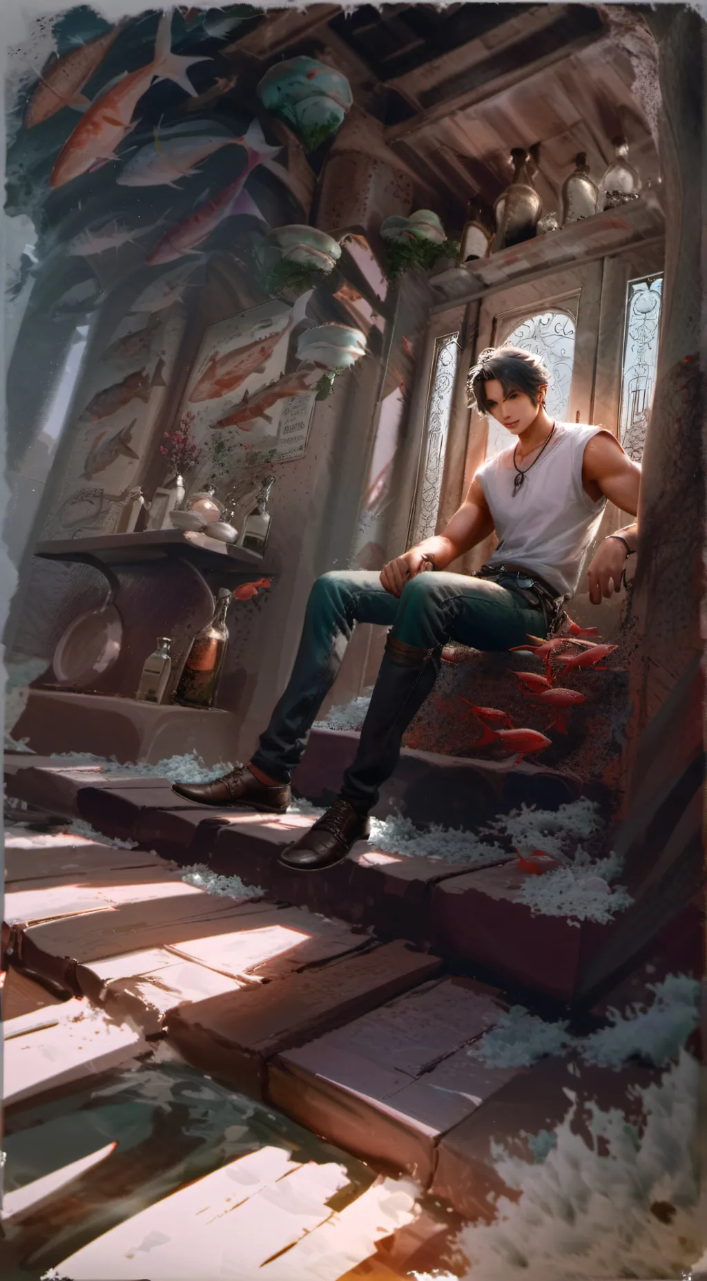 ai character: Mike background