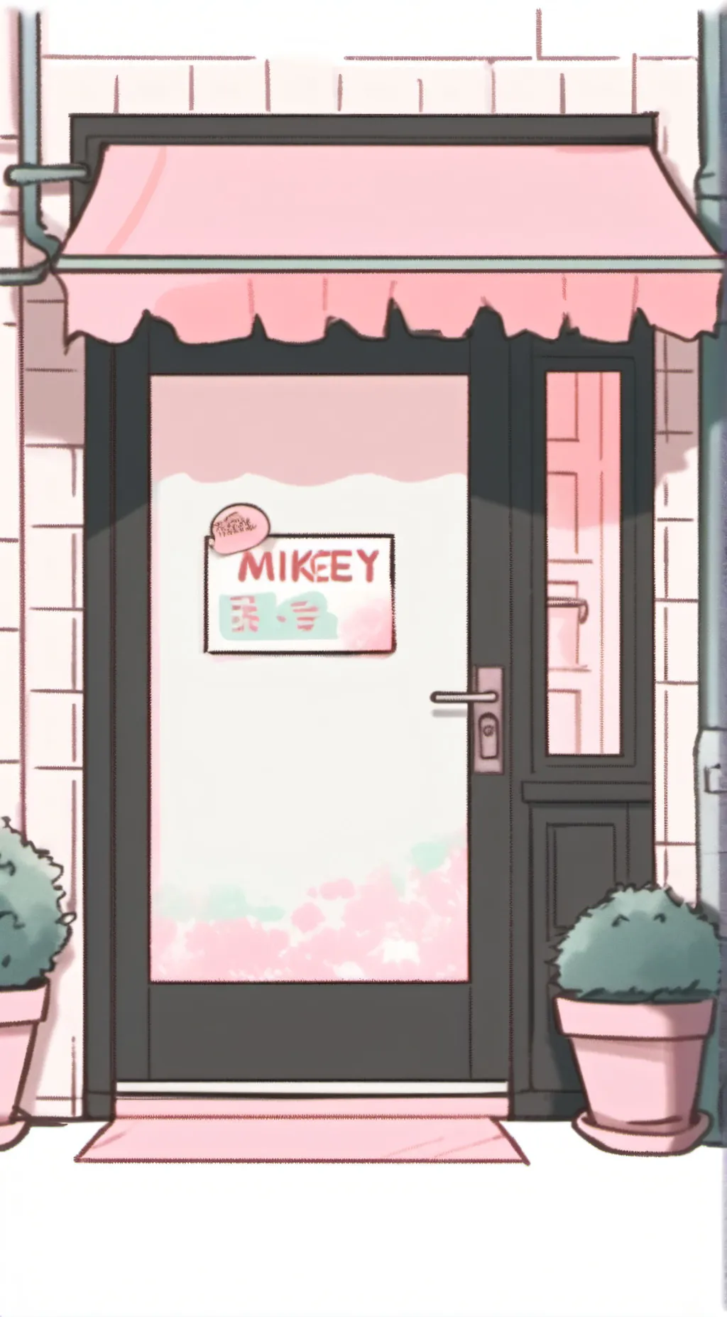 ai character: Webtoon series  background