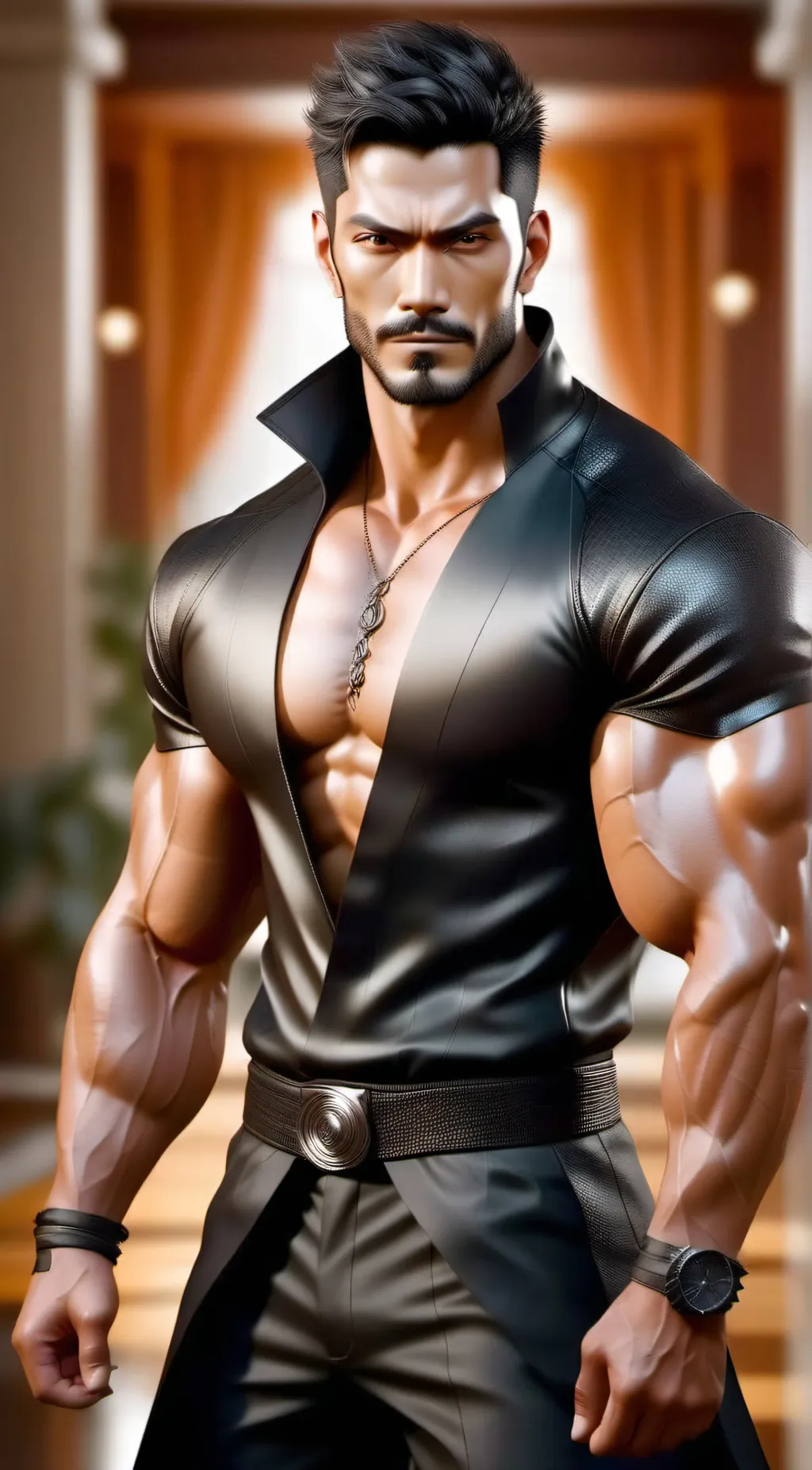 ai character: Xavier  background