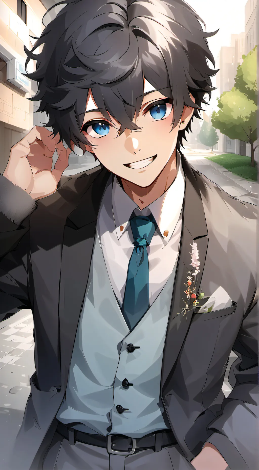 ai character: Ash background