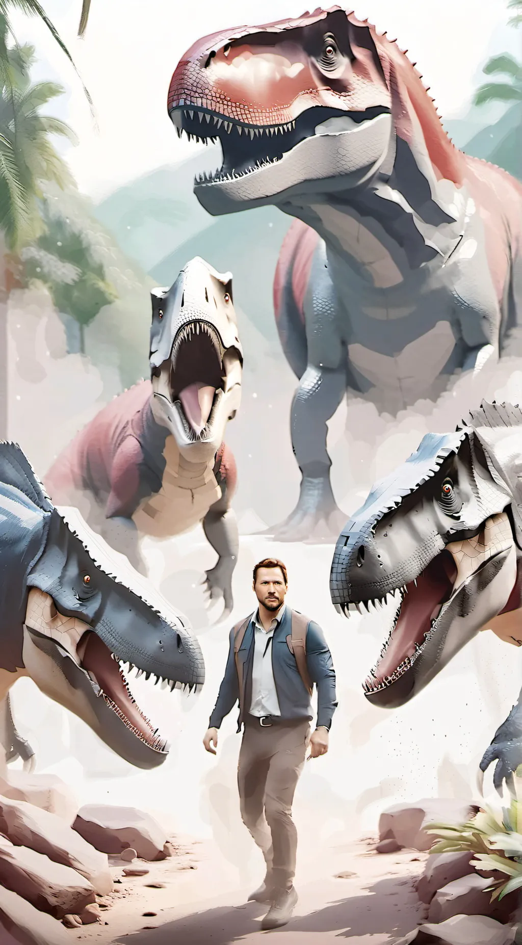 ai character: raptor test: 22 background