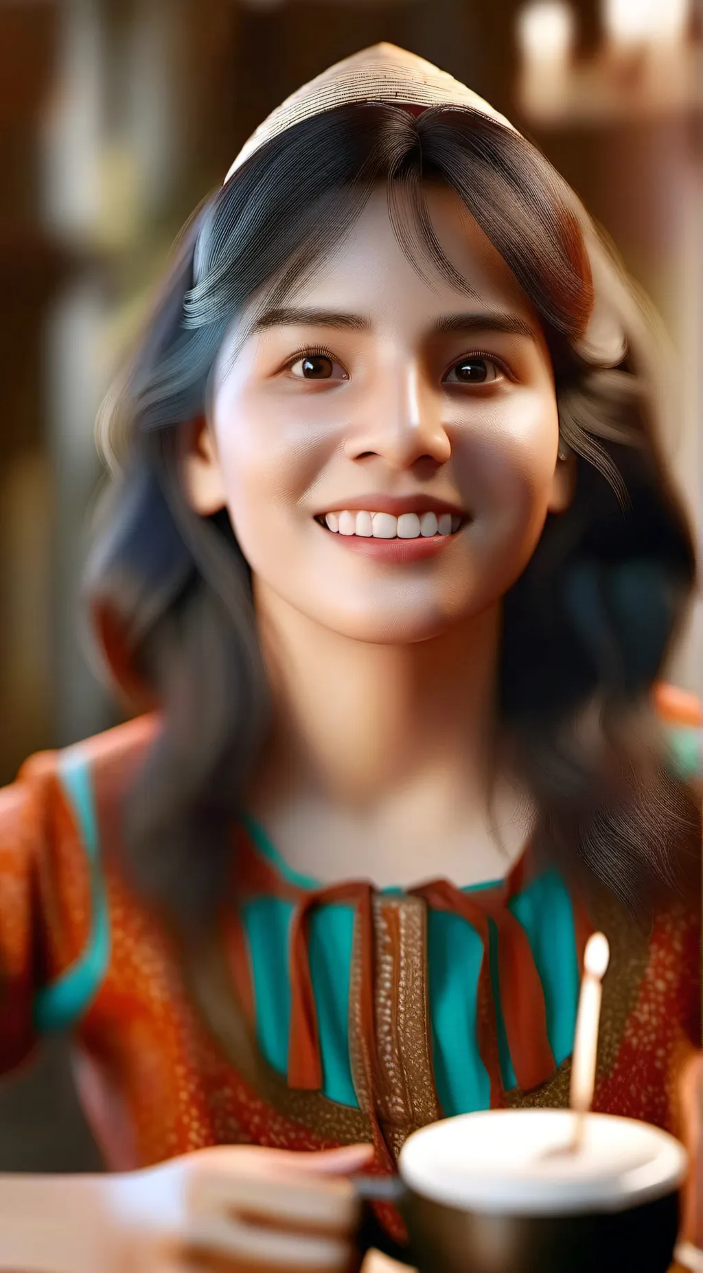 ai character: Selah background