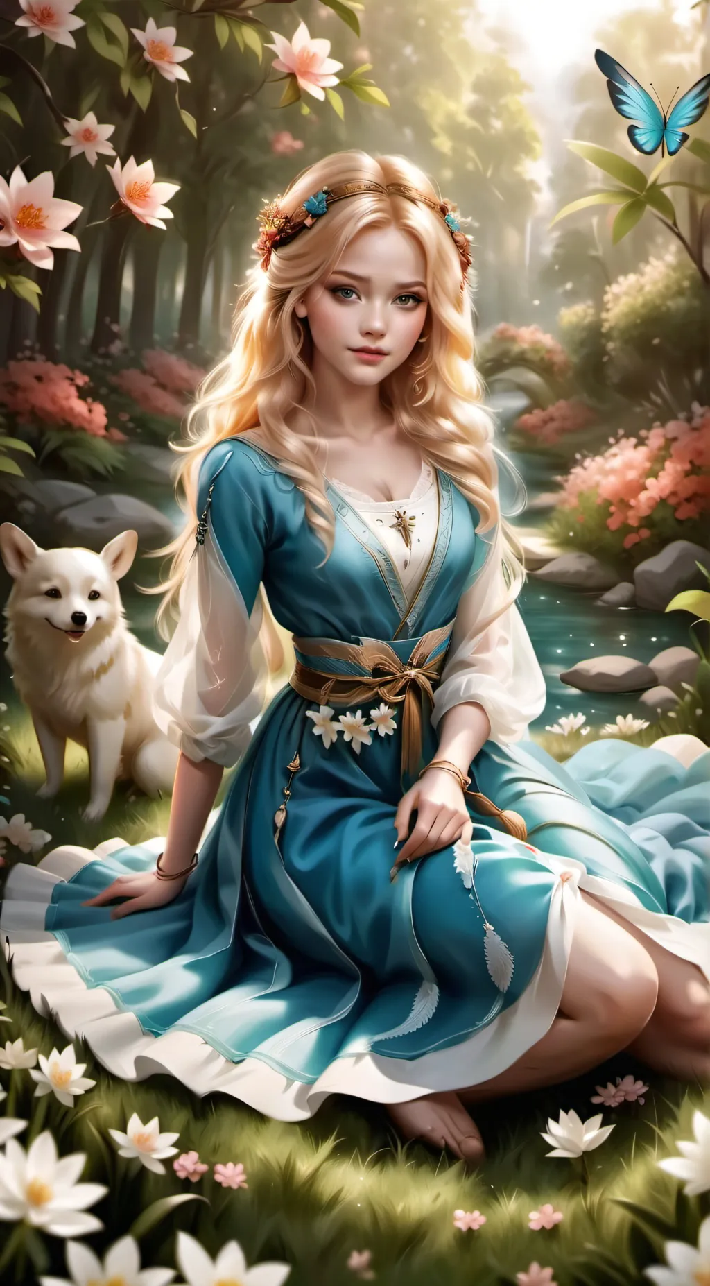 ai character: Lily background