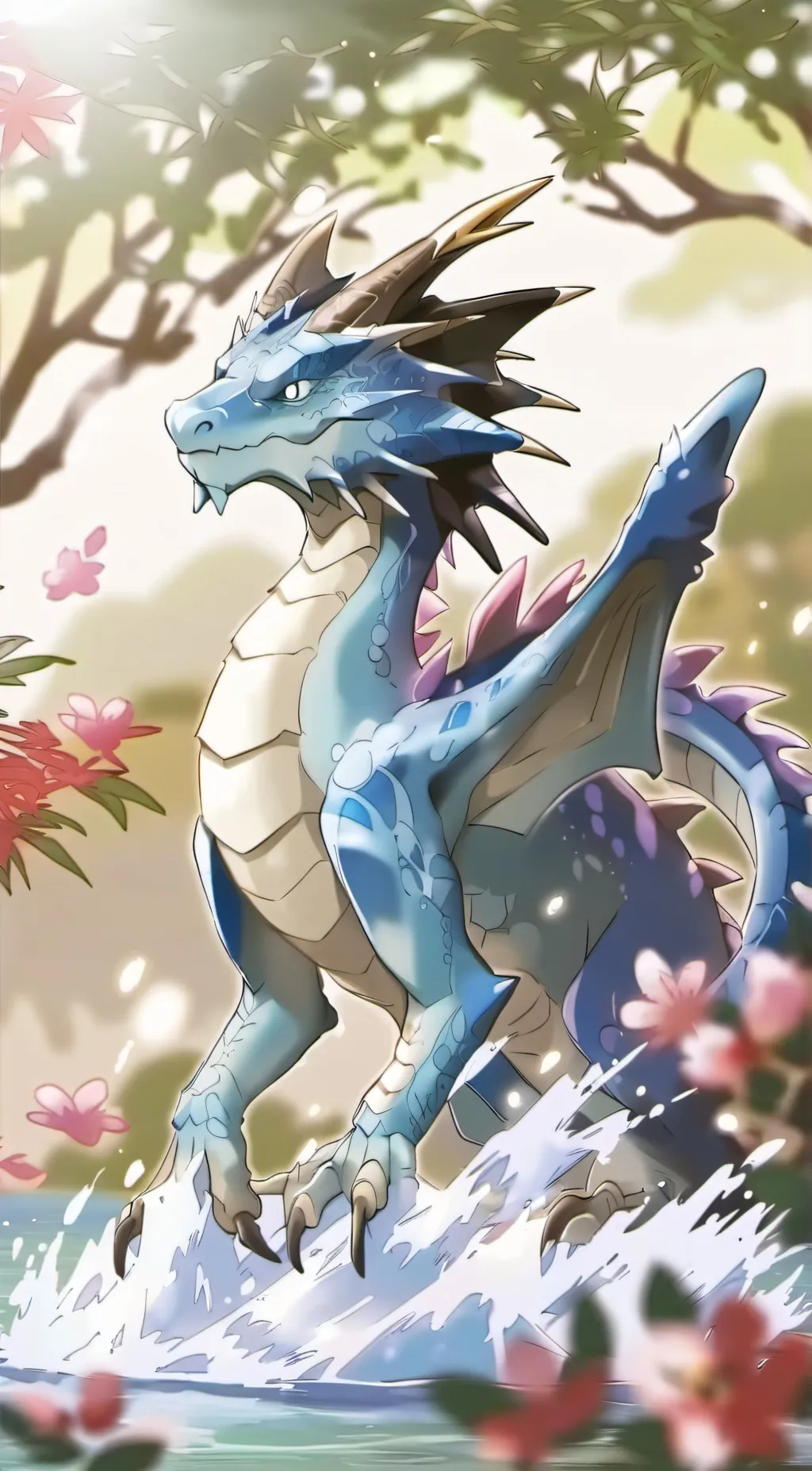 ai character: Burūdoragon background