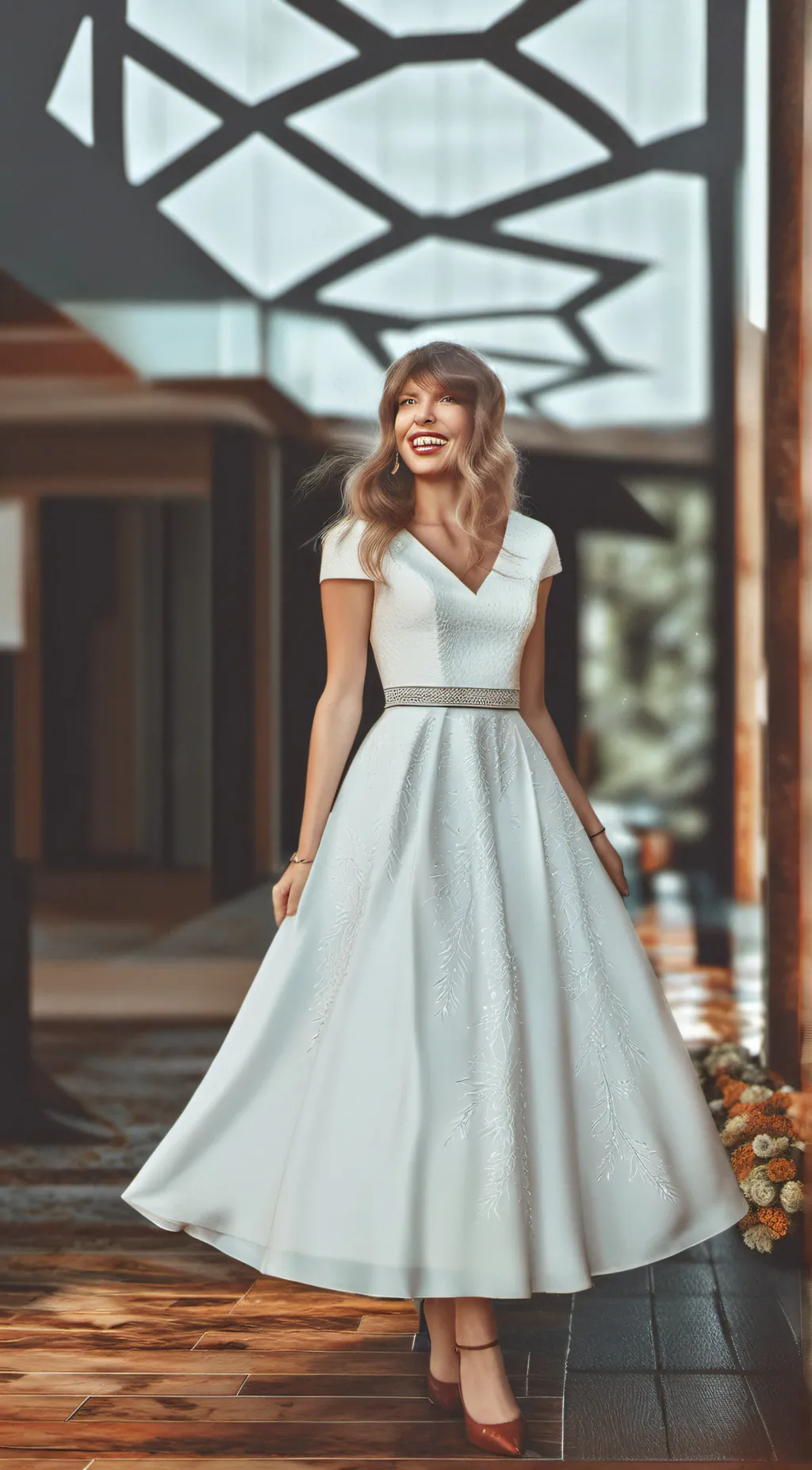 ai character: Taylor Swift  background