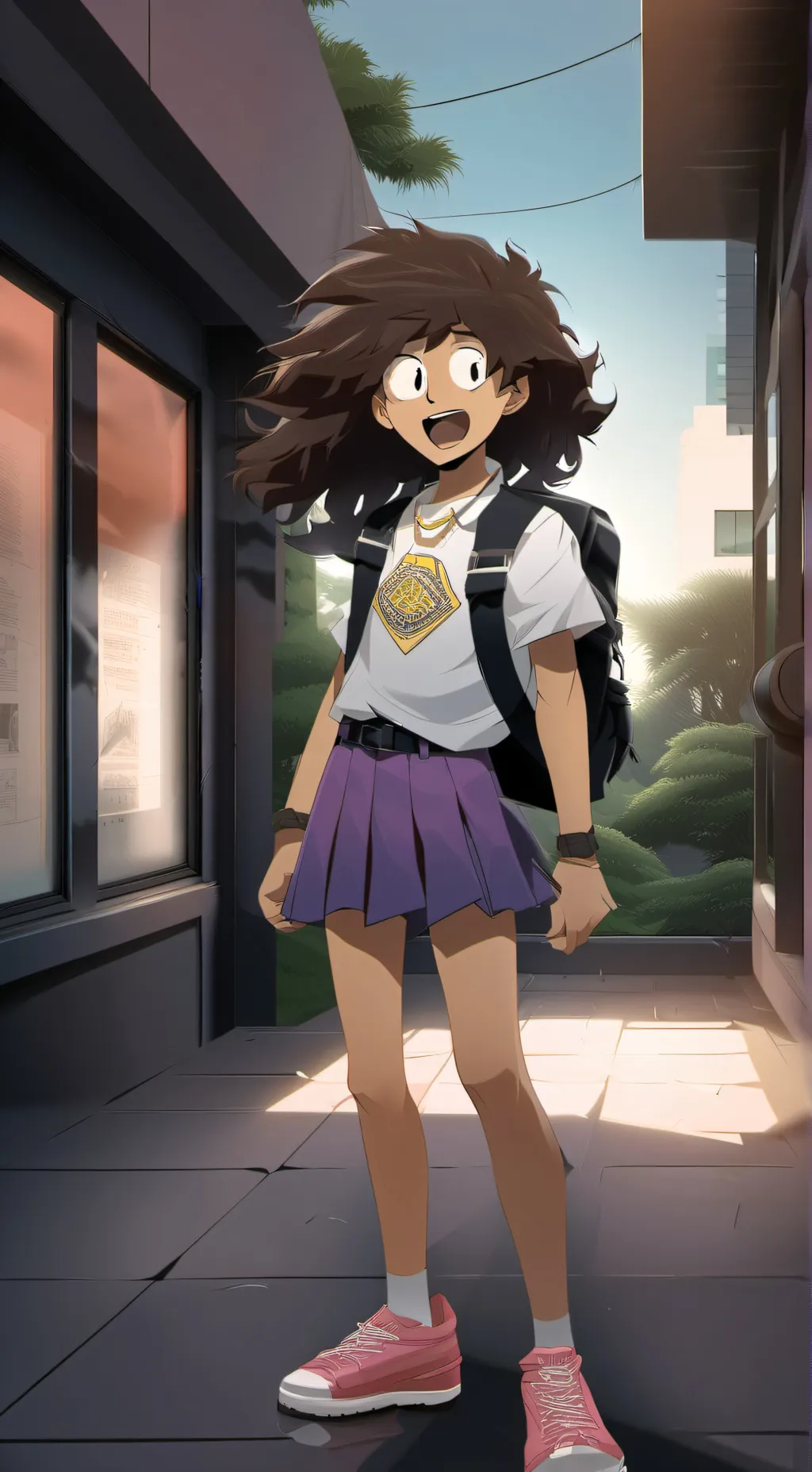 ai character: Amphibia background