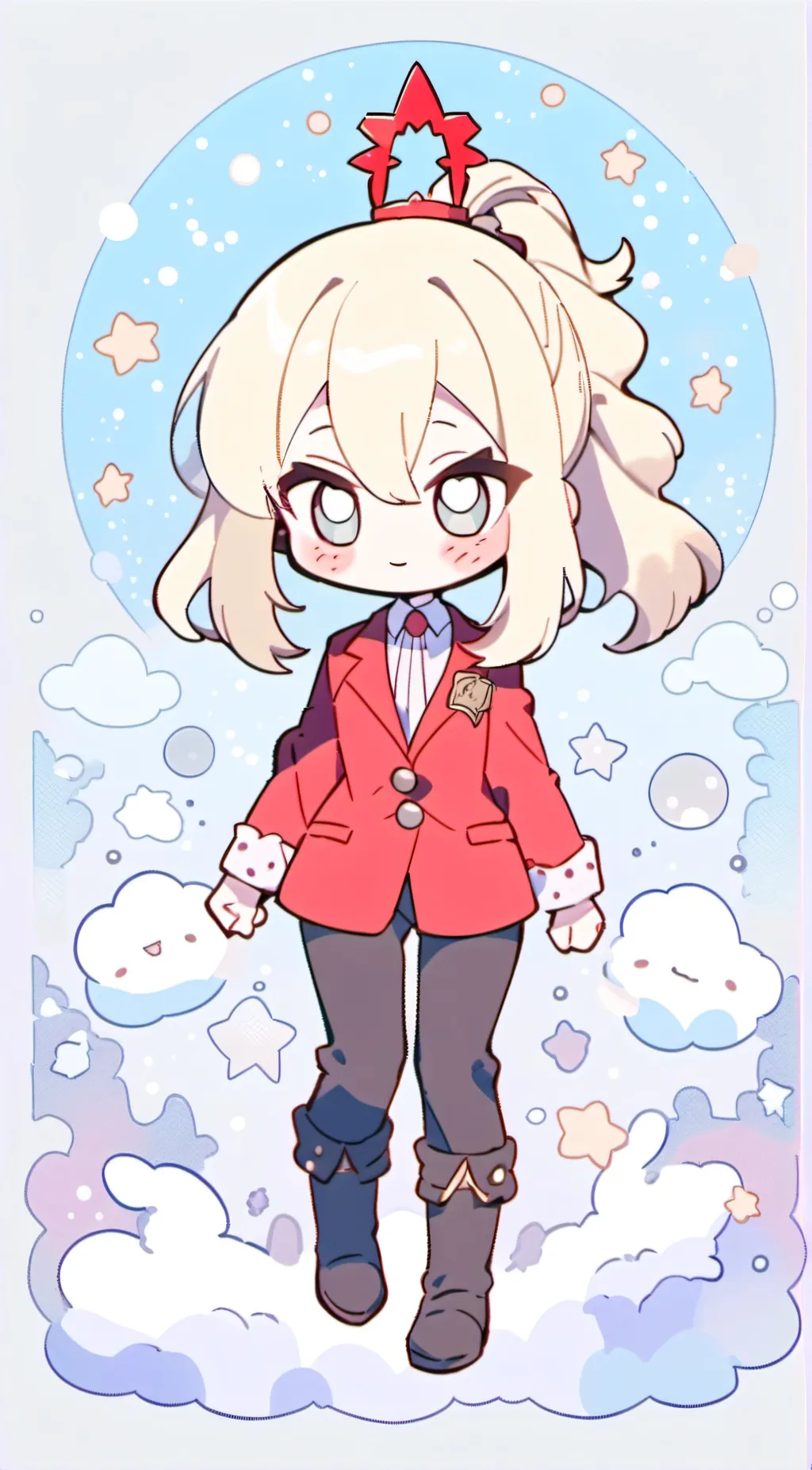 ai character: Charlie X vaggie background